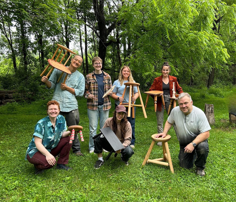 Peters Valley 2025 Wooden Stools Workshop