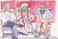Mardi Gras Indians sketch