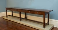 HNOC Ursuline Convent Refectory Table Side View