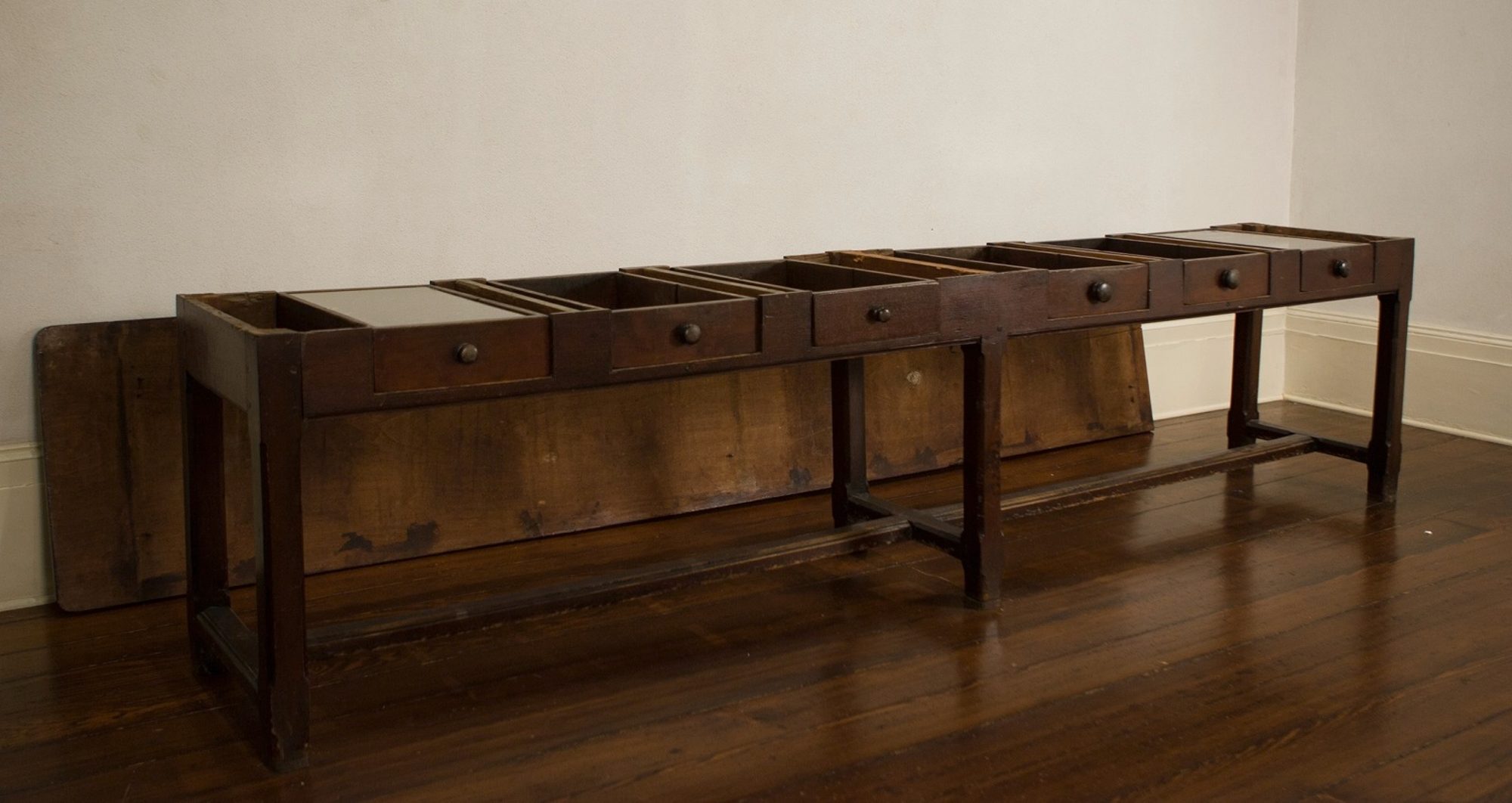 HNOC Ursuline Convent Refectory Table w out Top