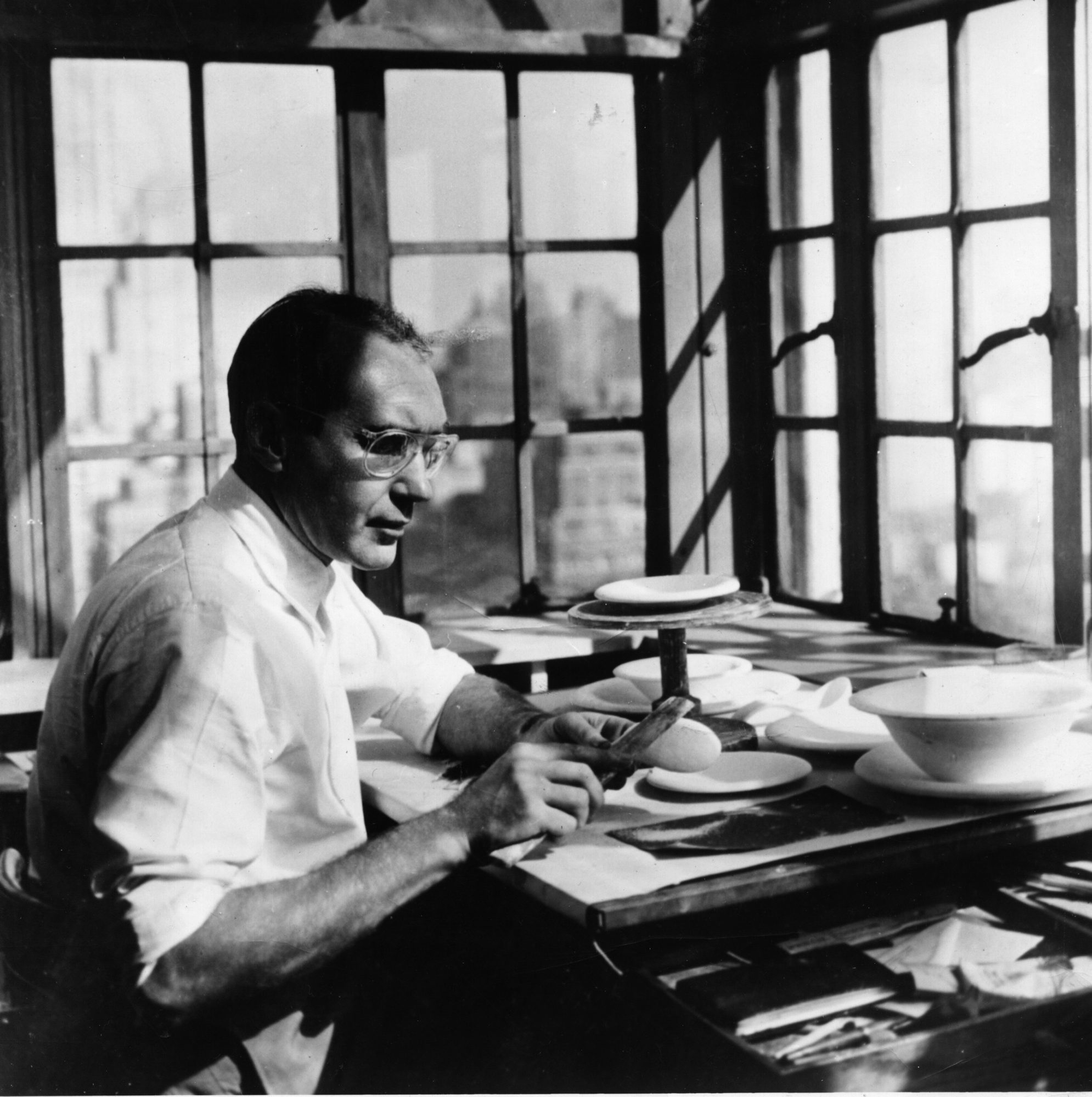 Russel Wright in Studio