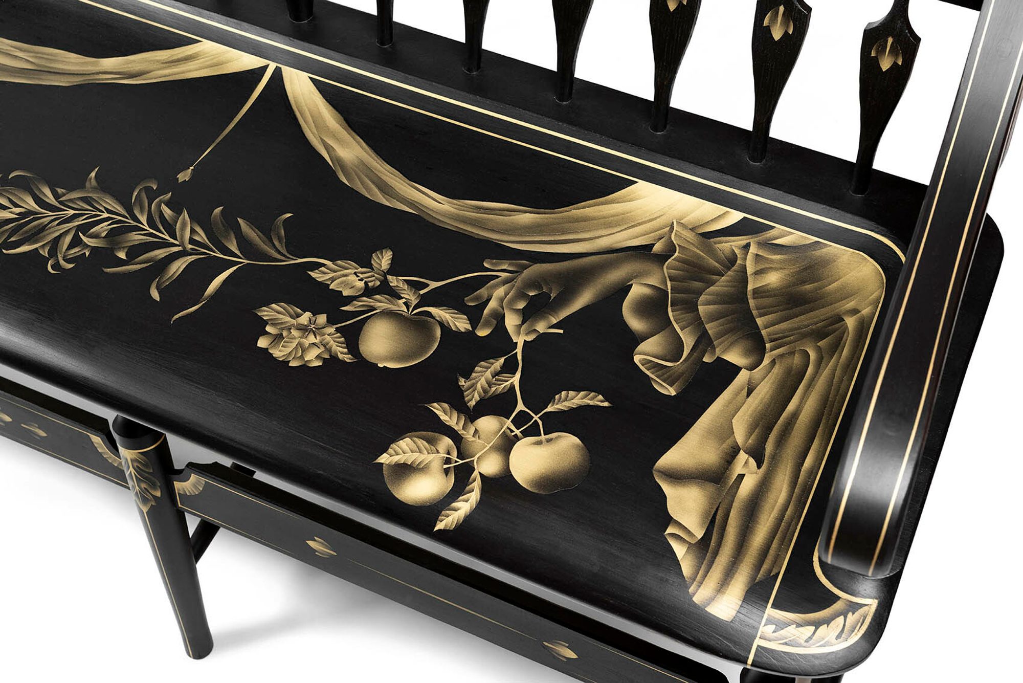 Garden Settee Detail Seat Aspen Golann