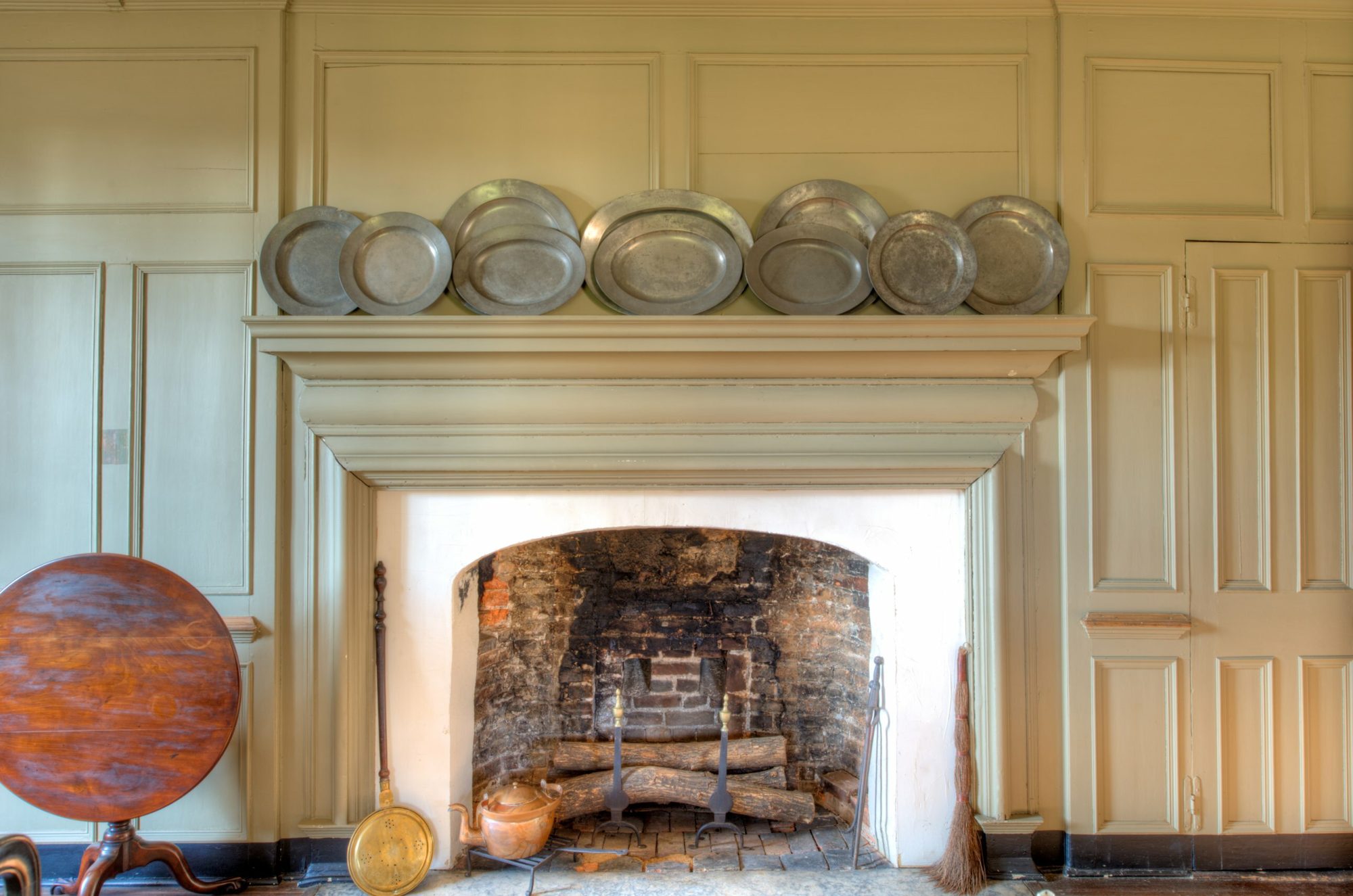 Stenton Back Dining Room Fireplace