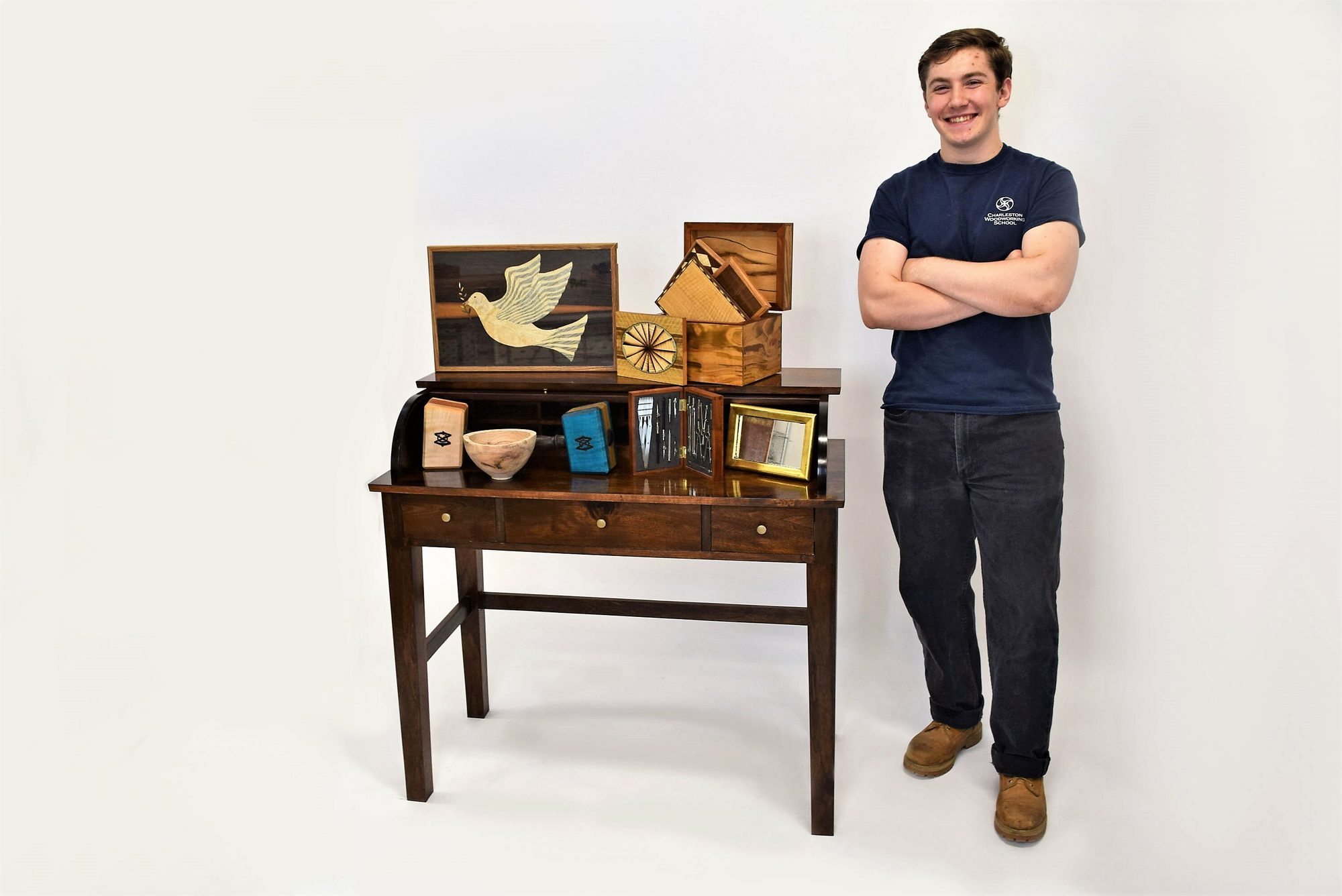 CWS Student Desk with Projects