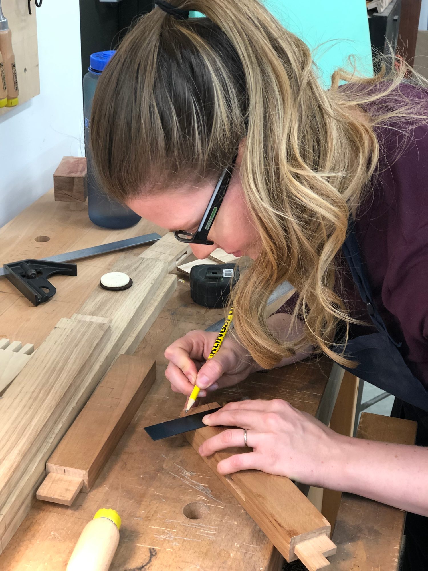 CWS Student measuring