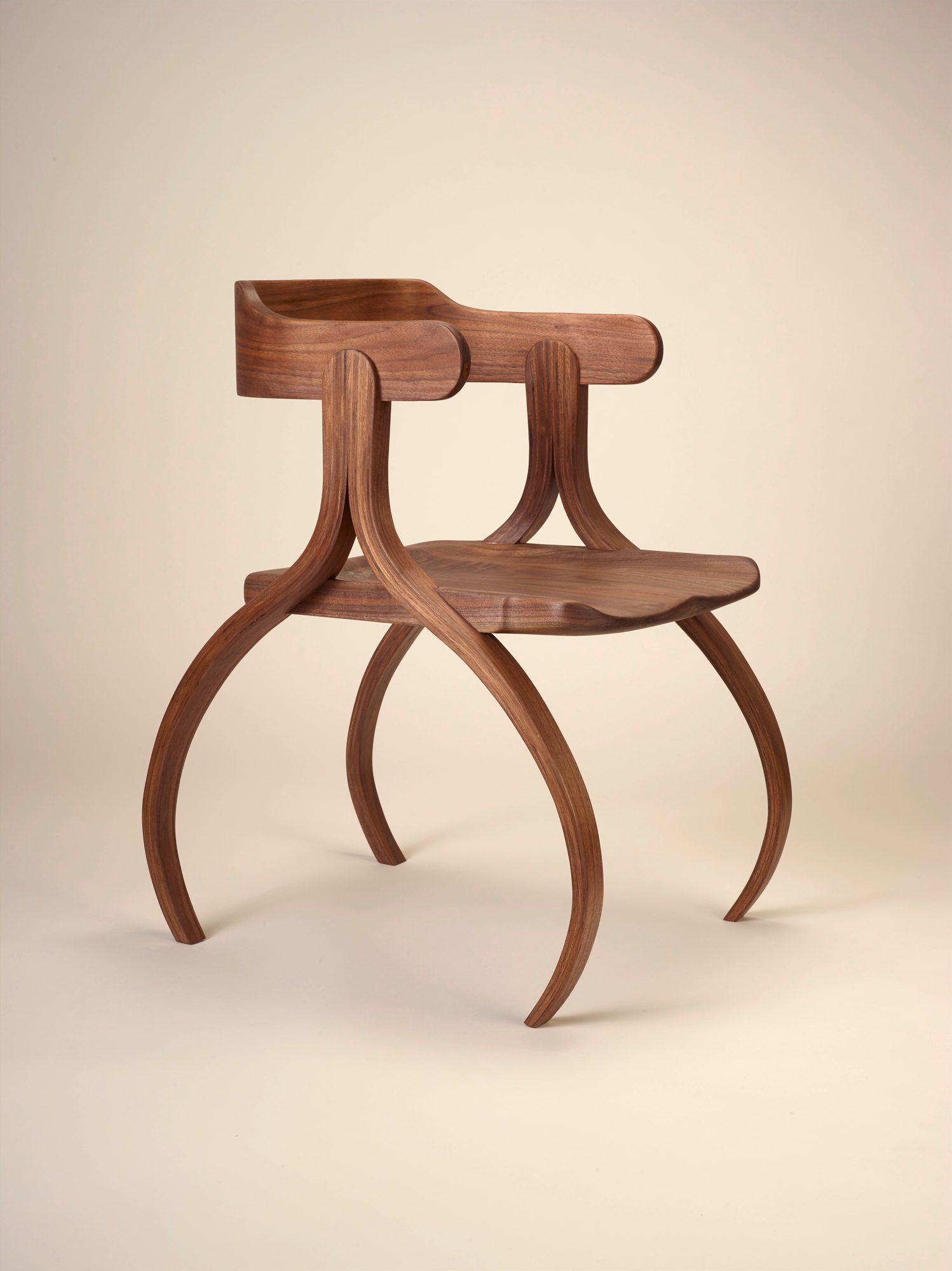 HCC 2015 Stephen Blanton chair1 31 Tx21 Wx25 D walnut