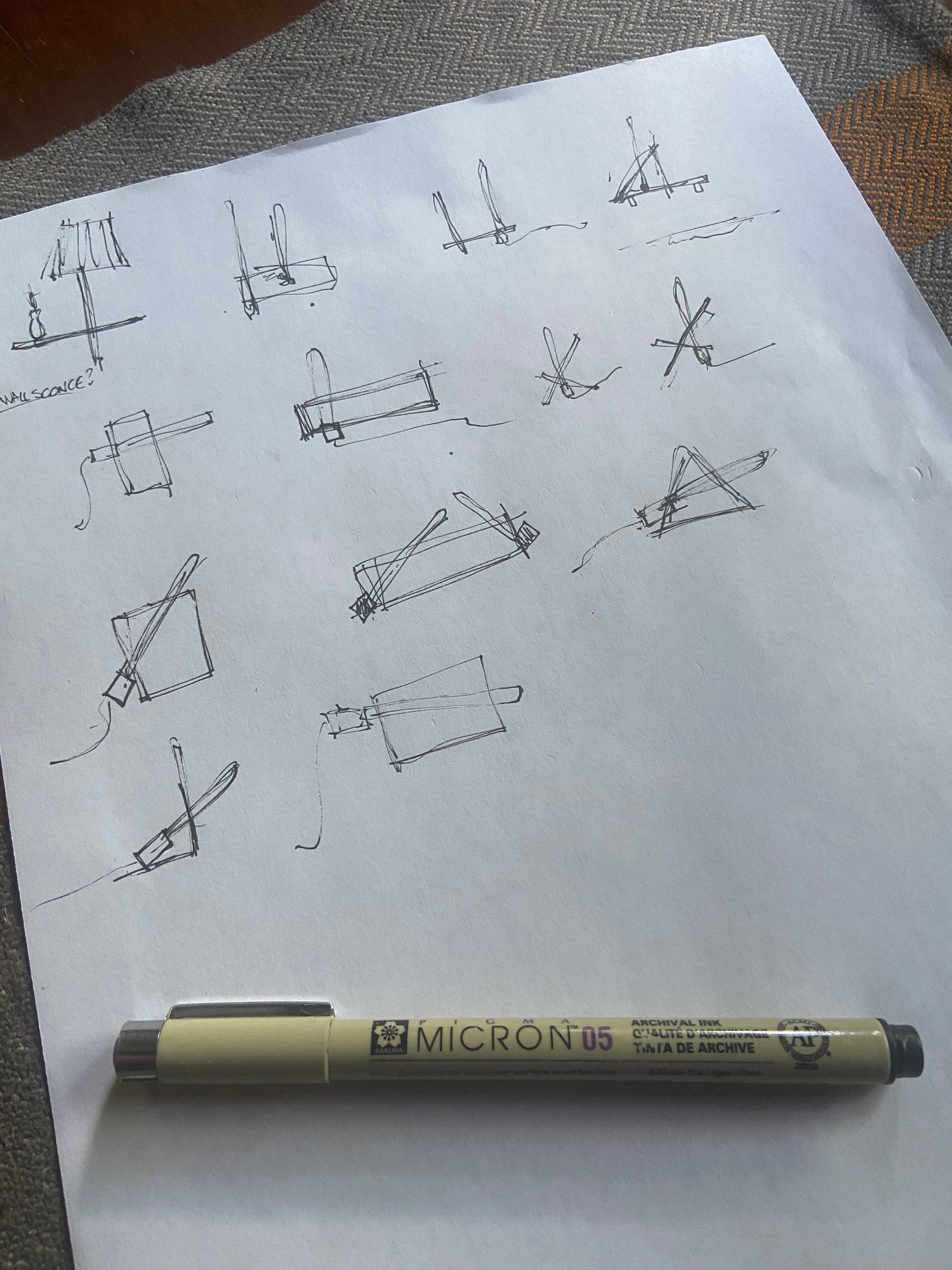 Delaney Lamp Sketches