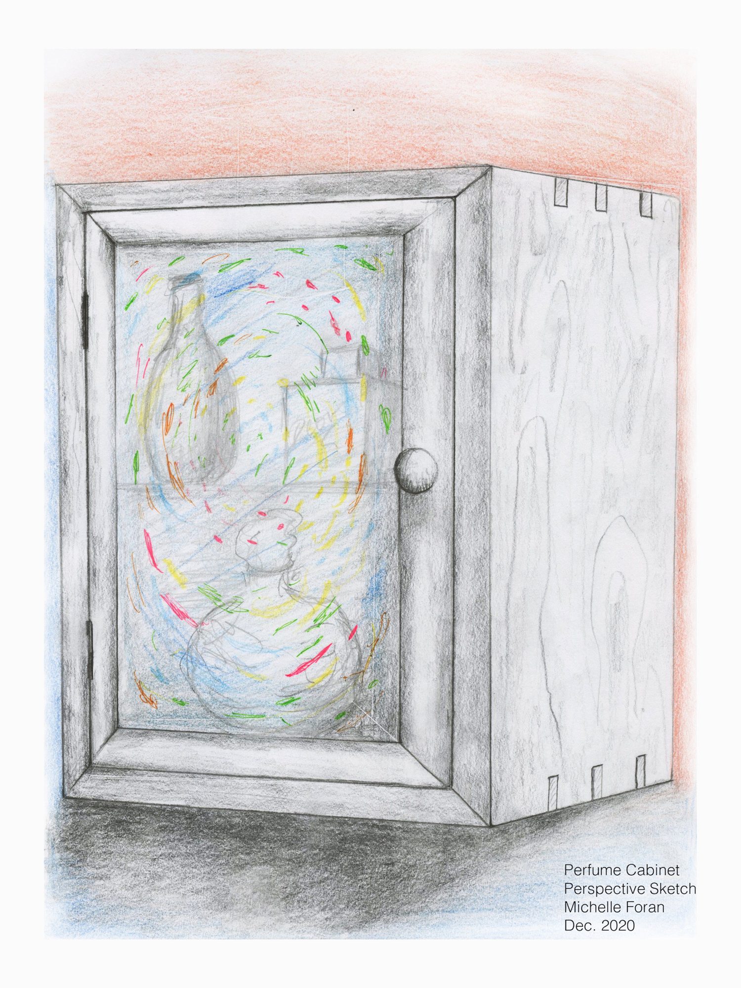 Foran Cabinet Perspective Drawing