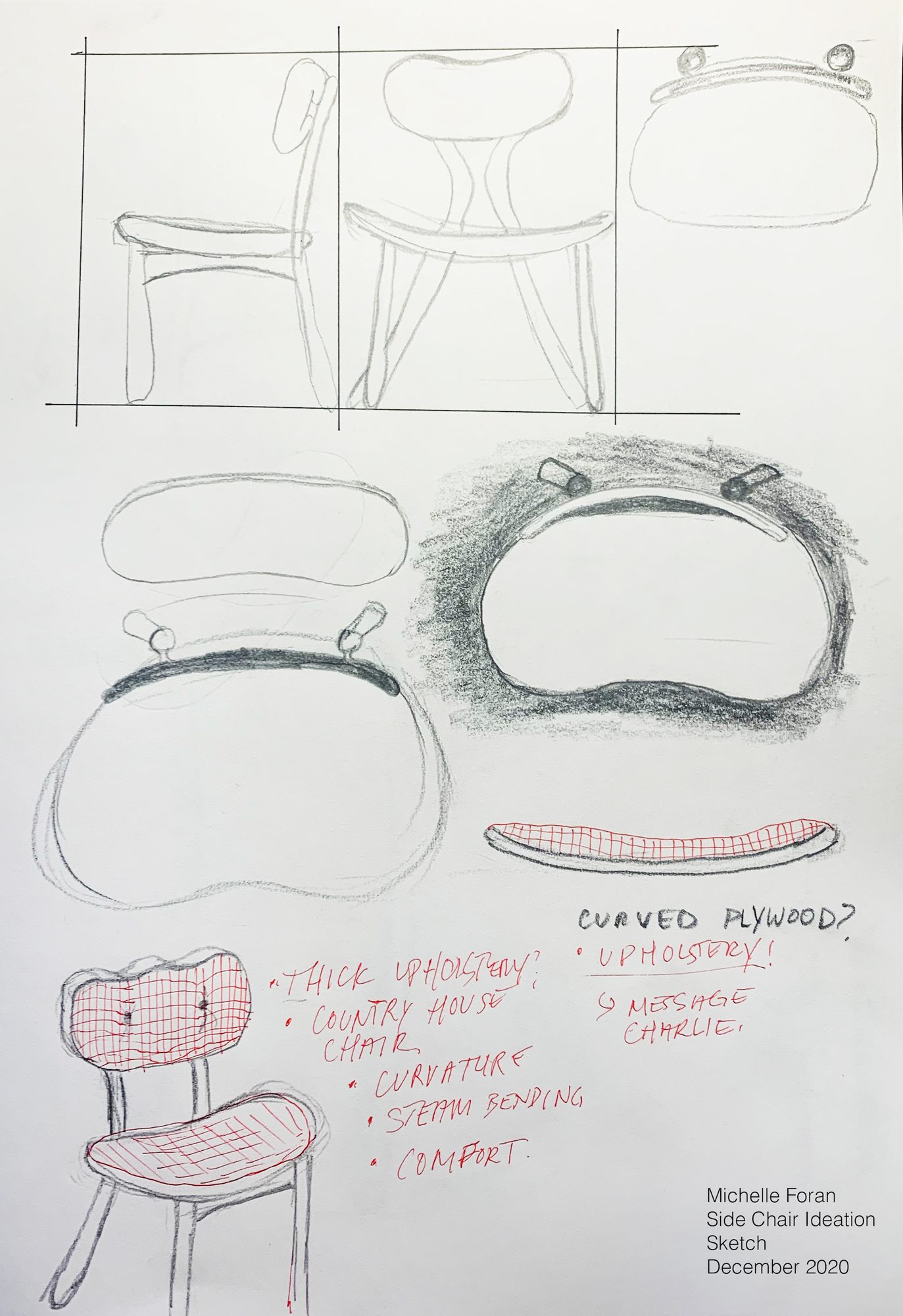 Foran Side Chair Ideation Sketch 7