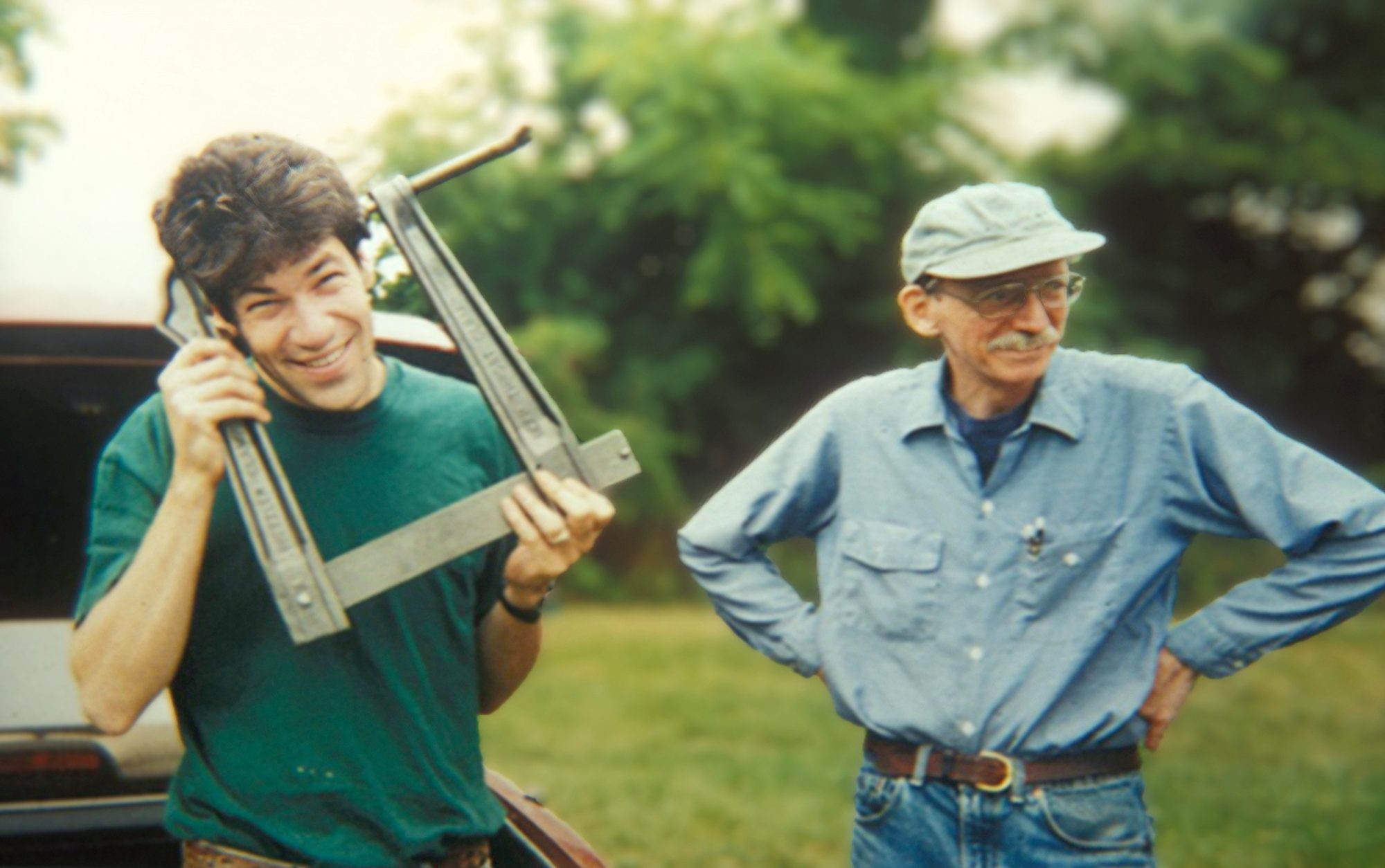 Jere and Andy at Peters Valley 1995