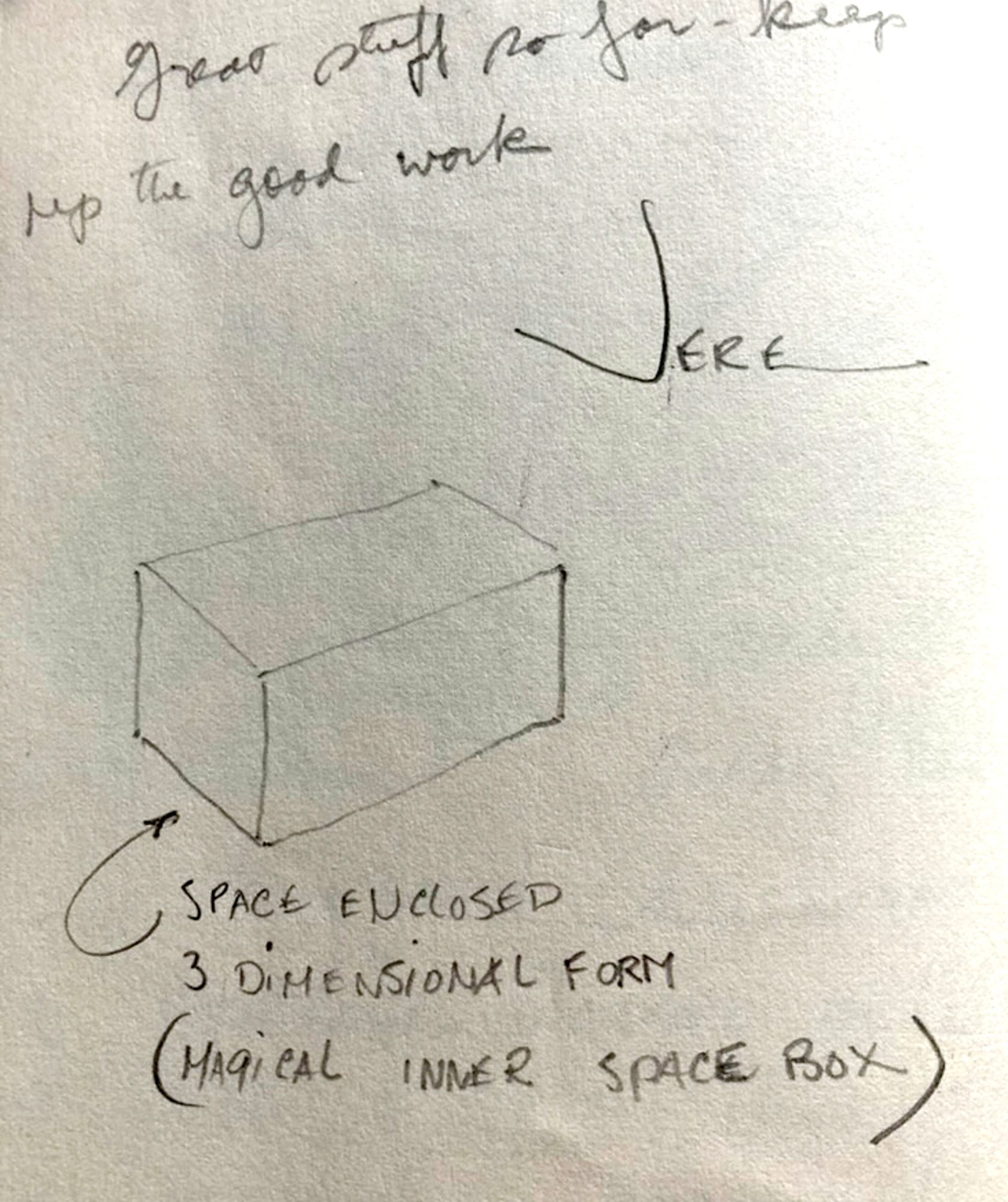 Note from Jere