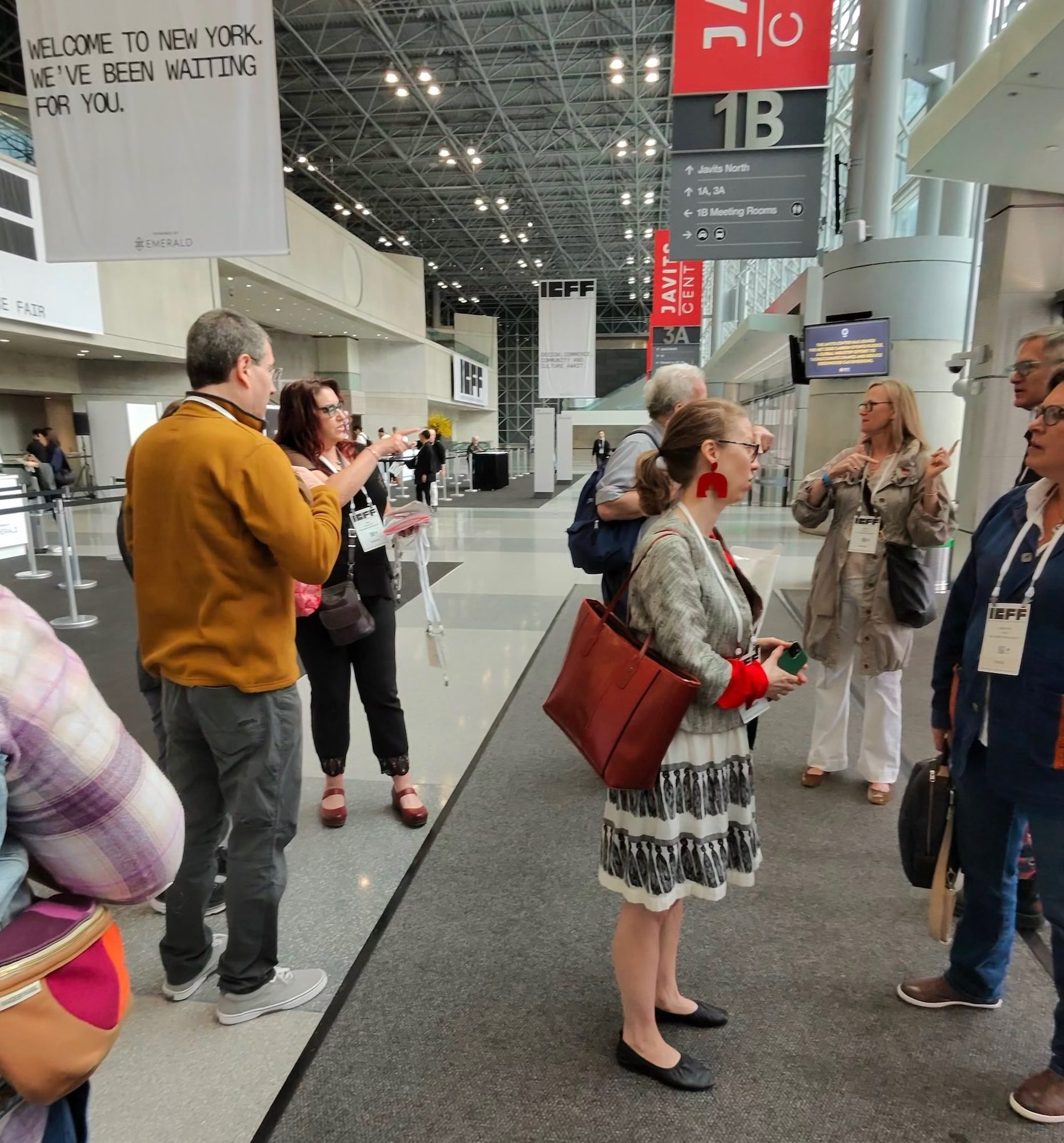ICFF arrival