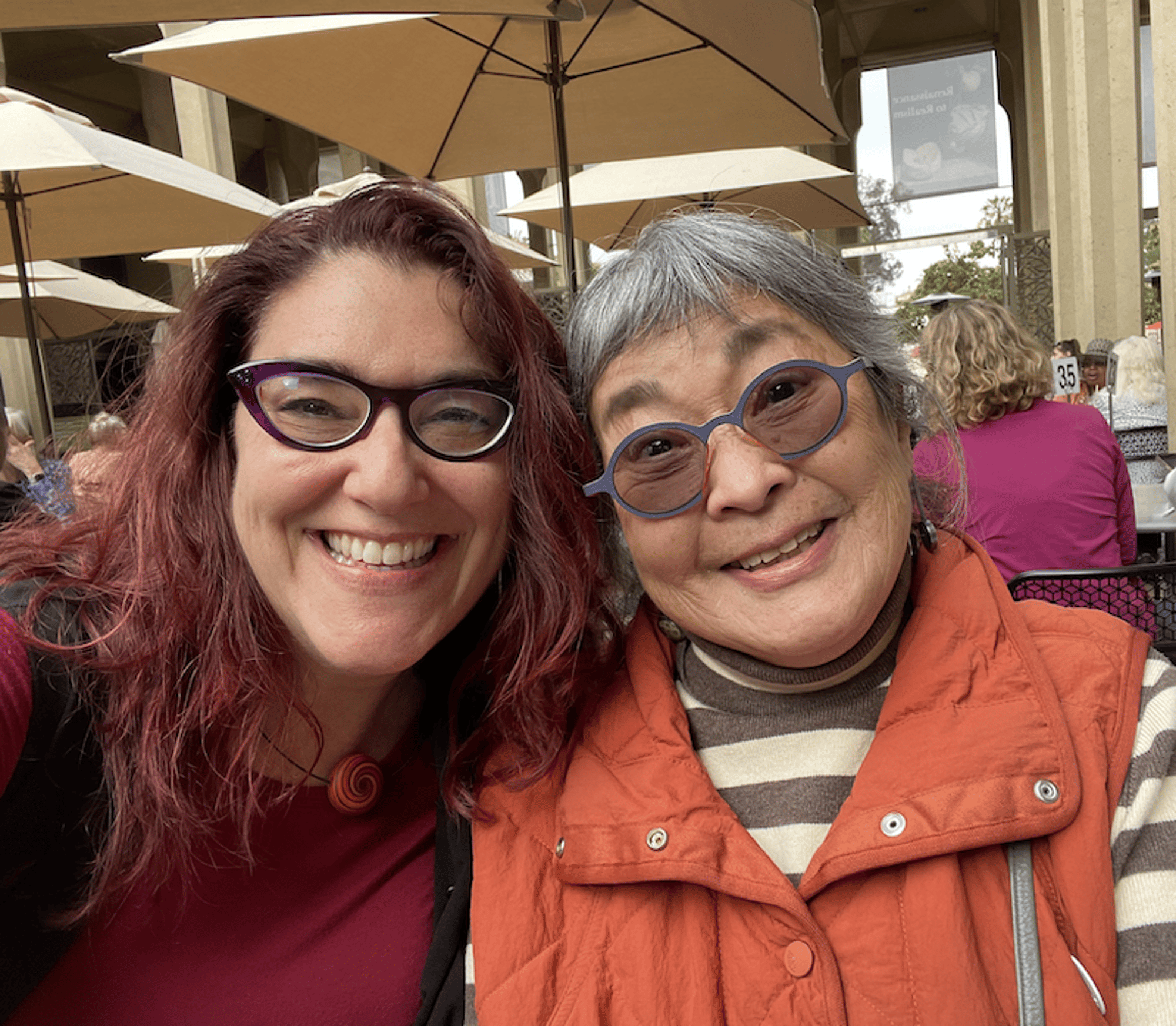 Pam Robinson and Wendy Maruyama