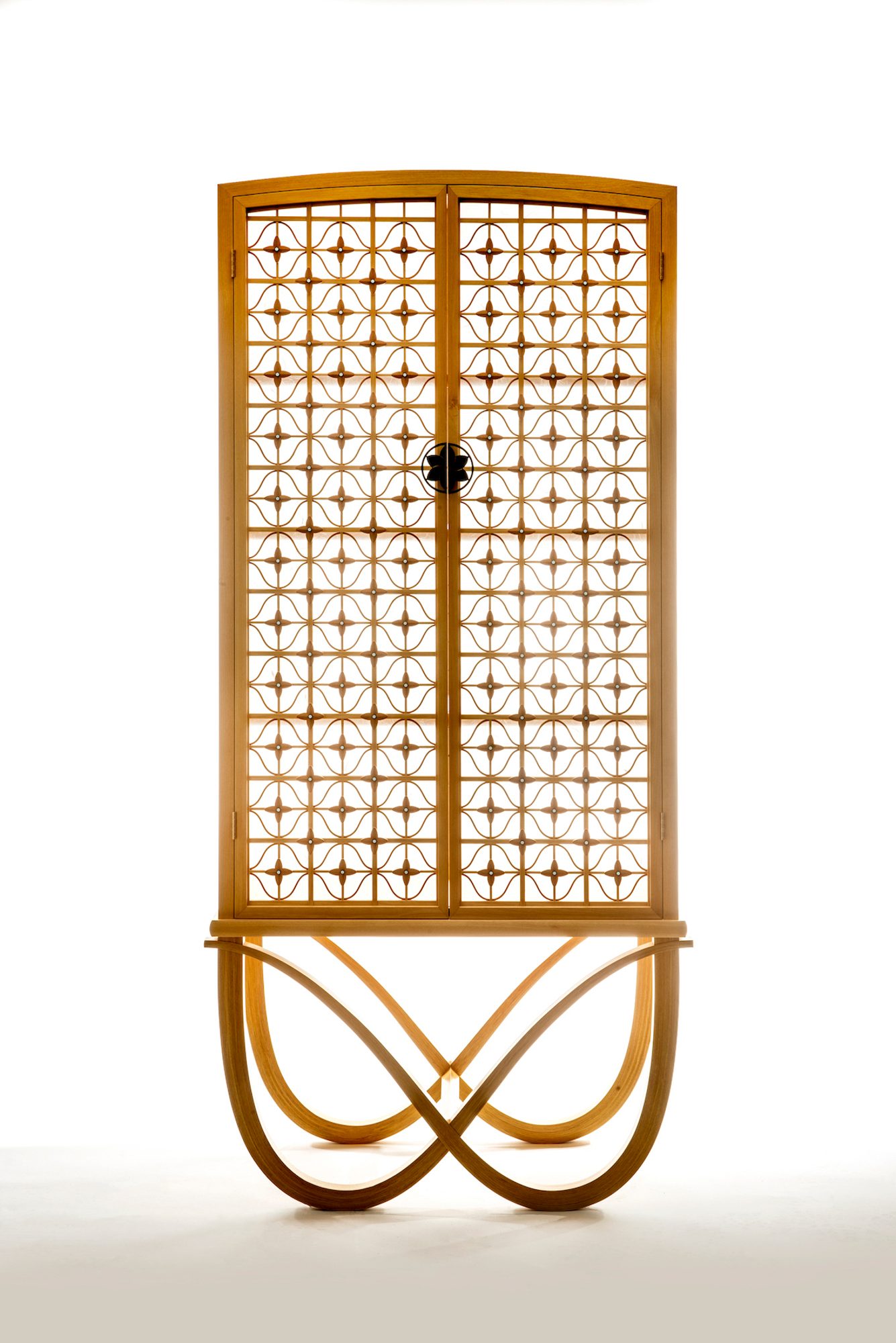 Lantern Cabinet Yellowheart Cabinet
