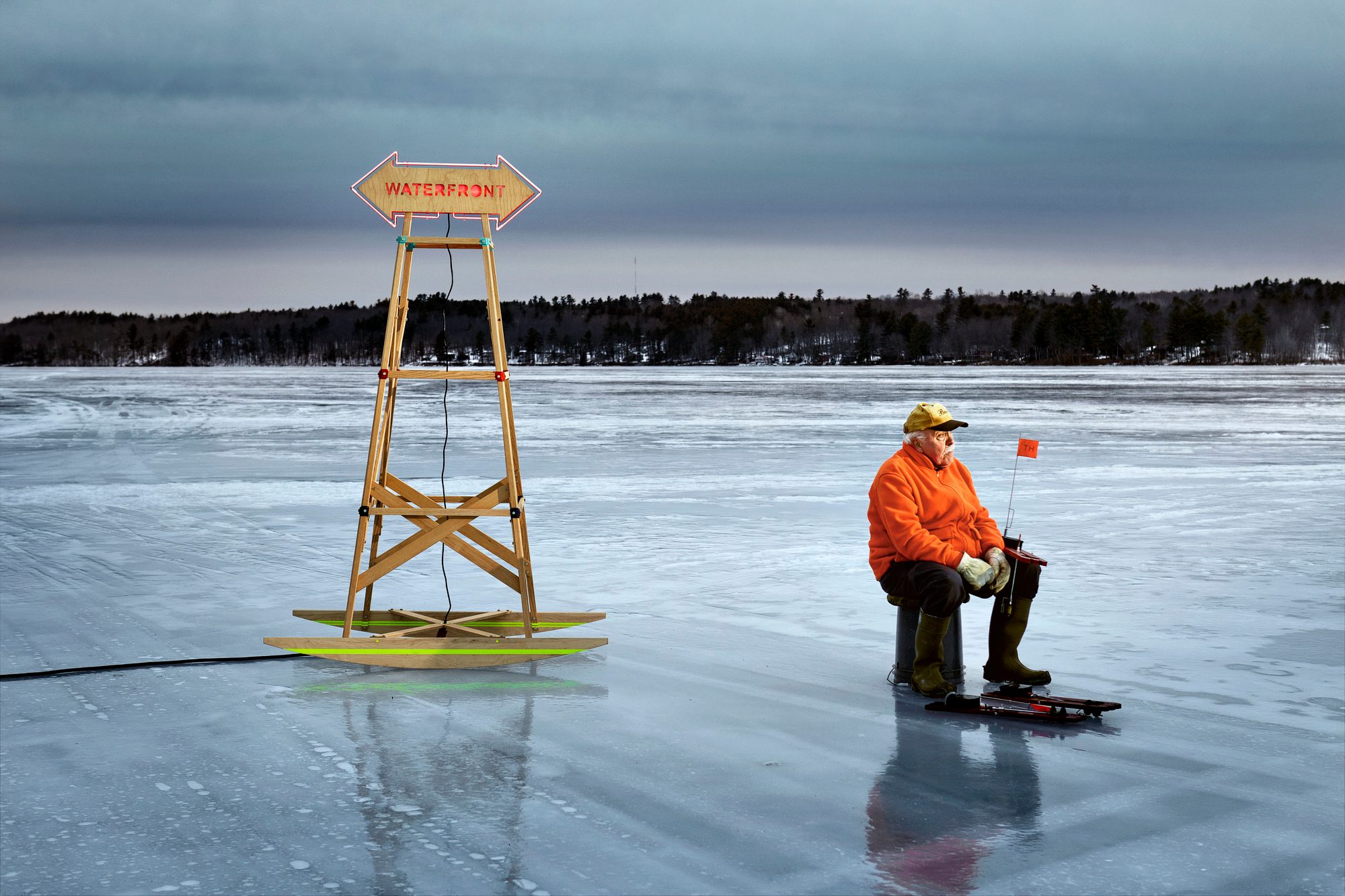 Waterfront (with fisherman)