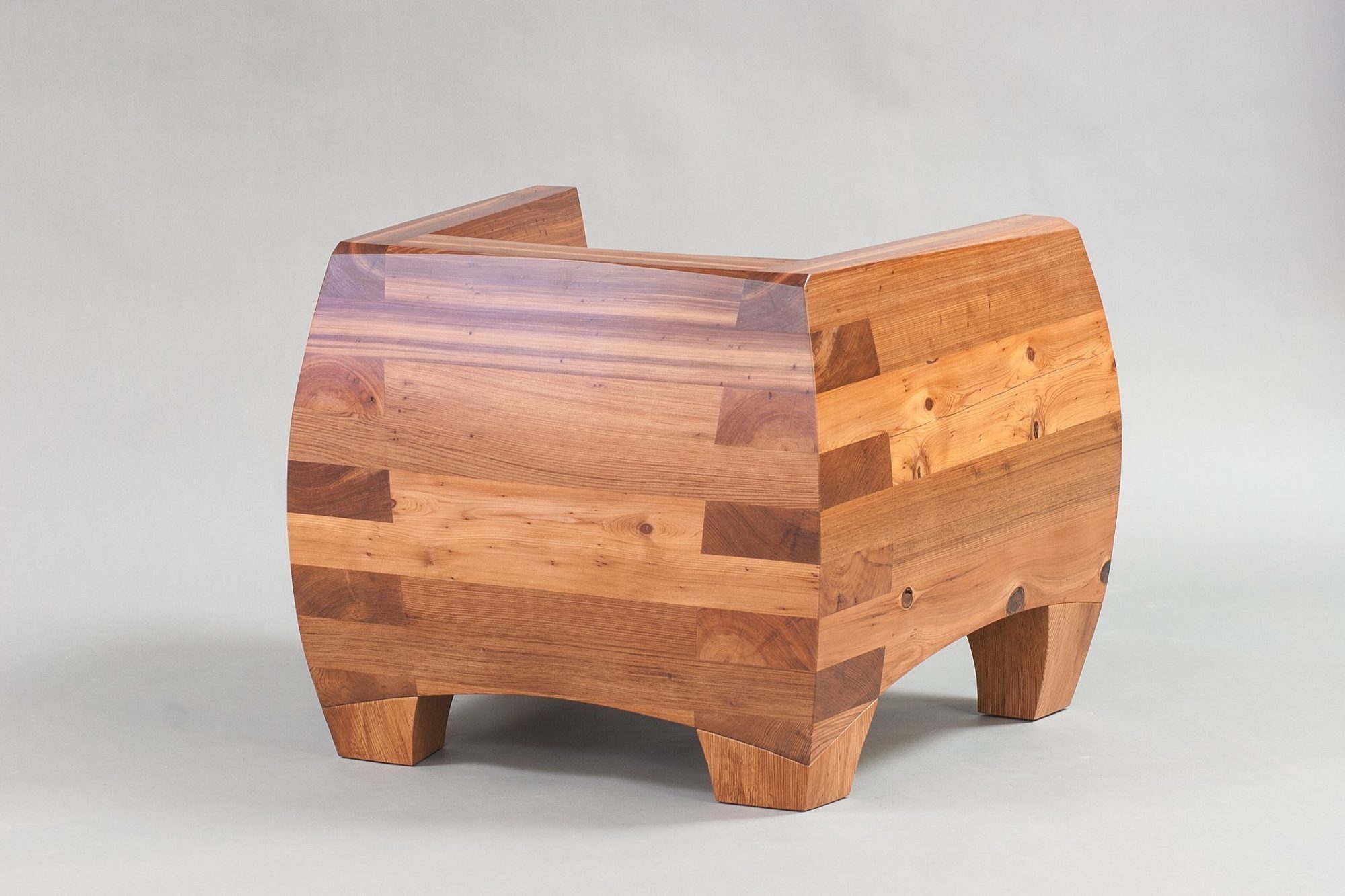 Back of Redwood Club Chair