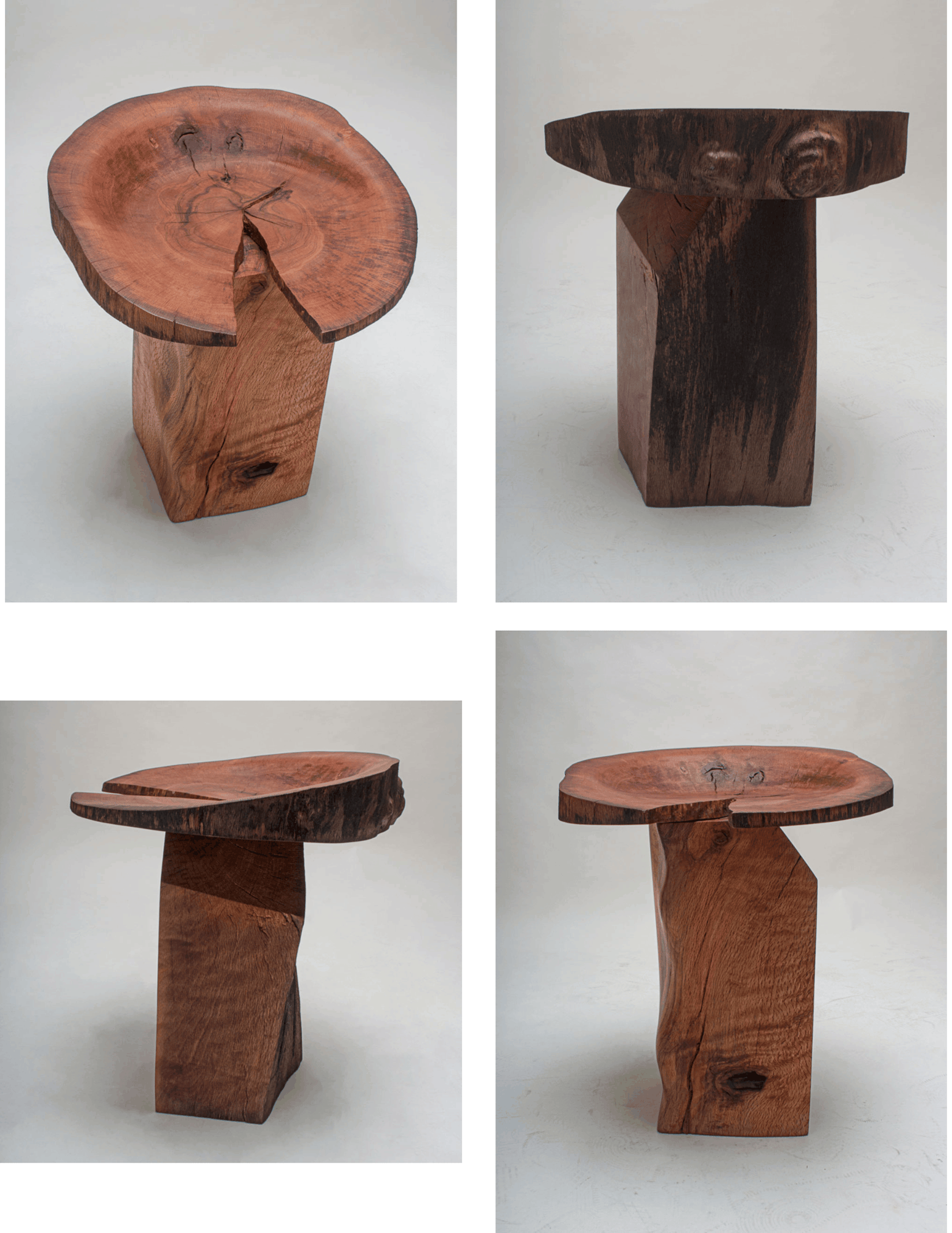 A Log Stool That Makes You Go "Hmmm"