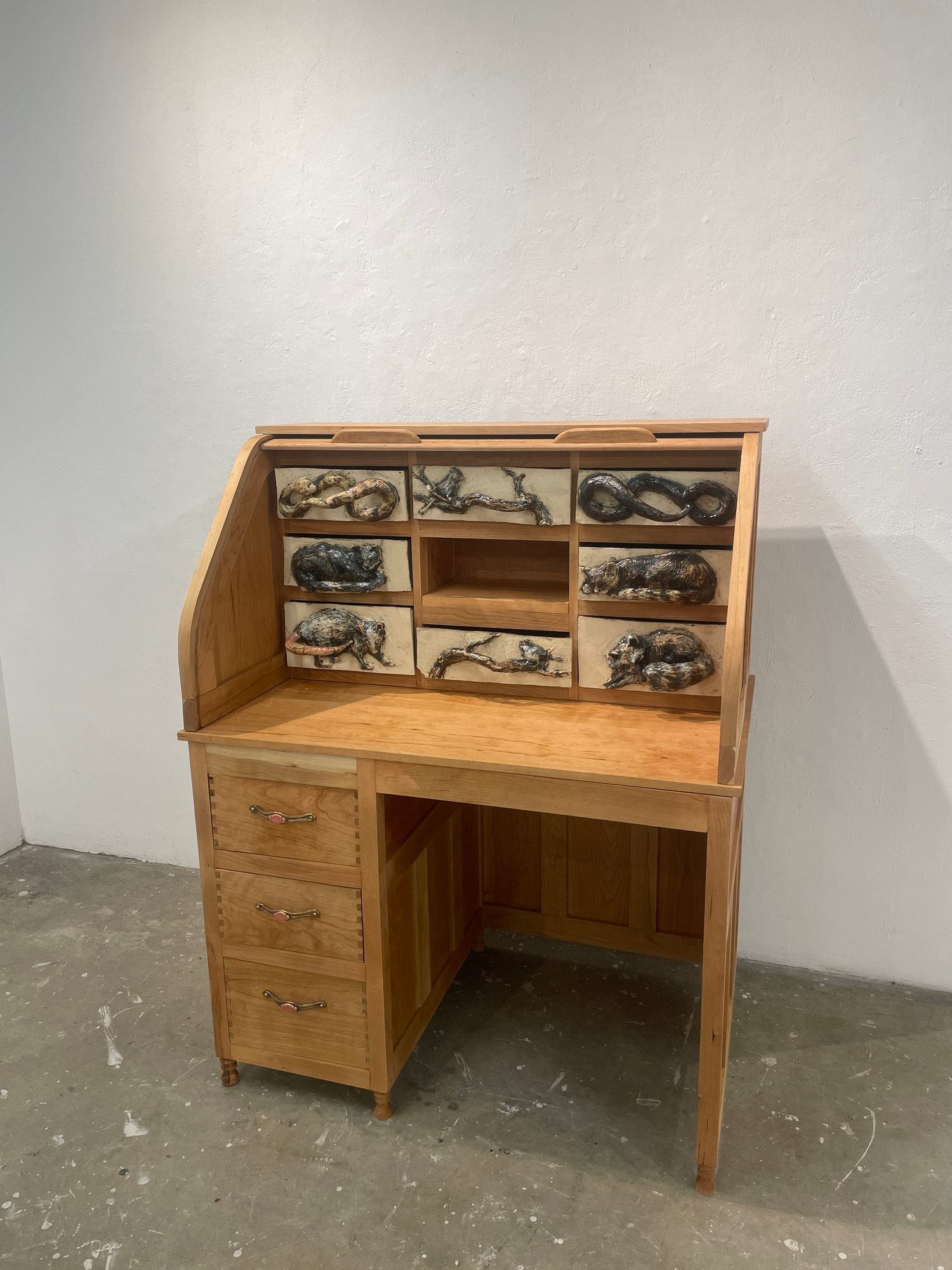 Rolltop Desk - Open