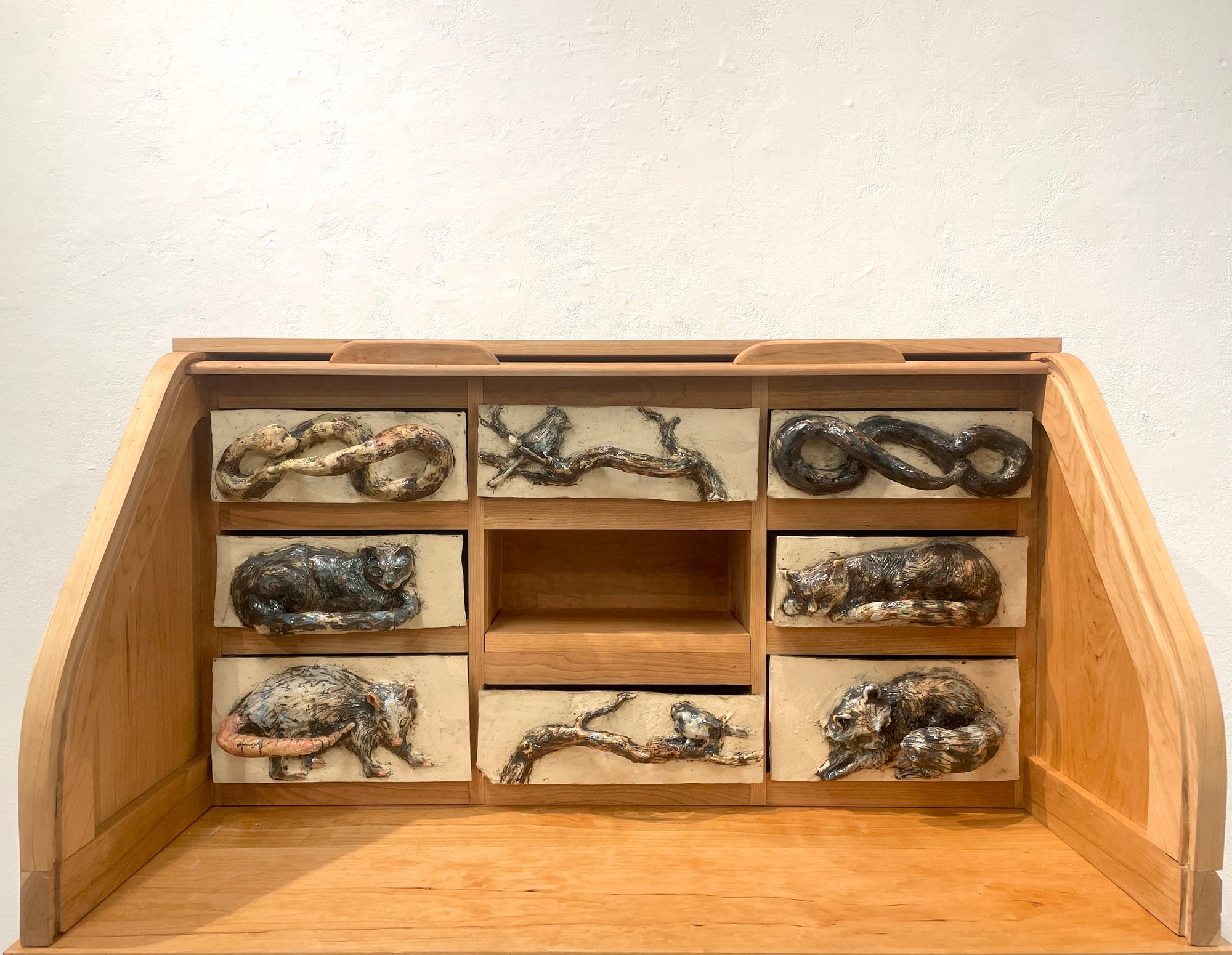 Rolltop Desk - Interior