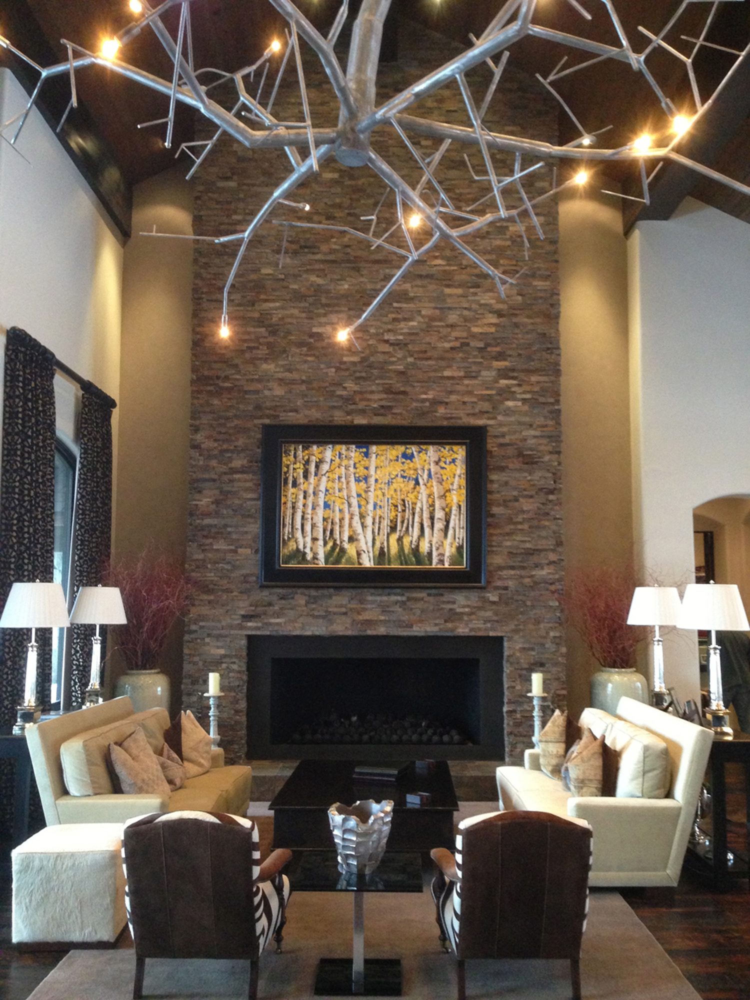 9' newGROWTH Chandelier in Aspen