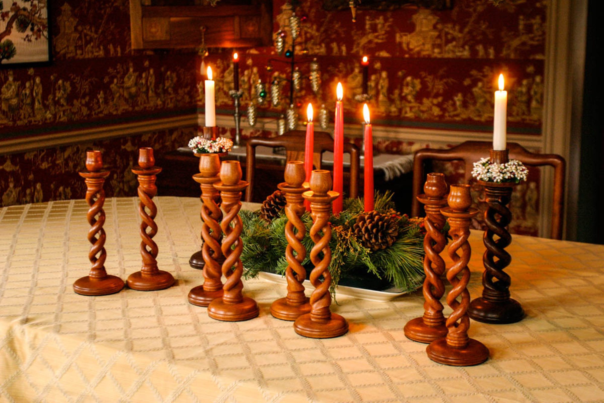 Barley Twist Candlesticks
