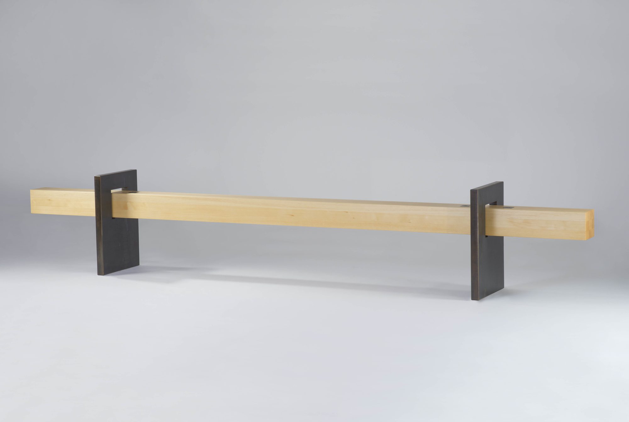 INDOOR HITCHING POST BENCH
