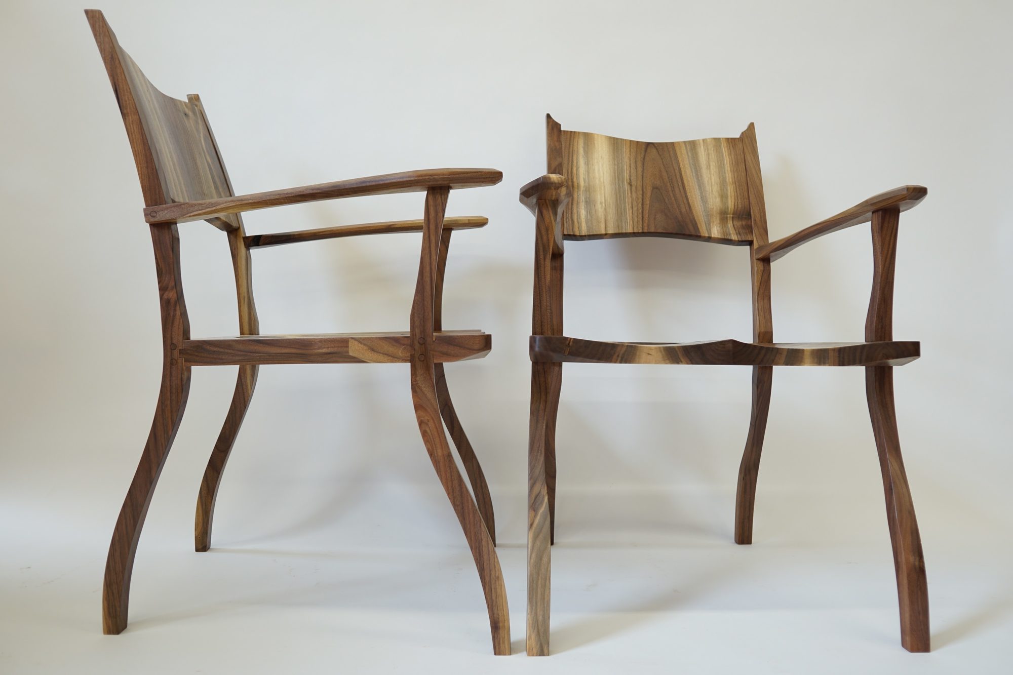 Walnut Occasional Chairs