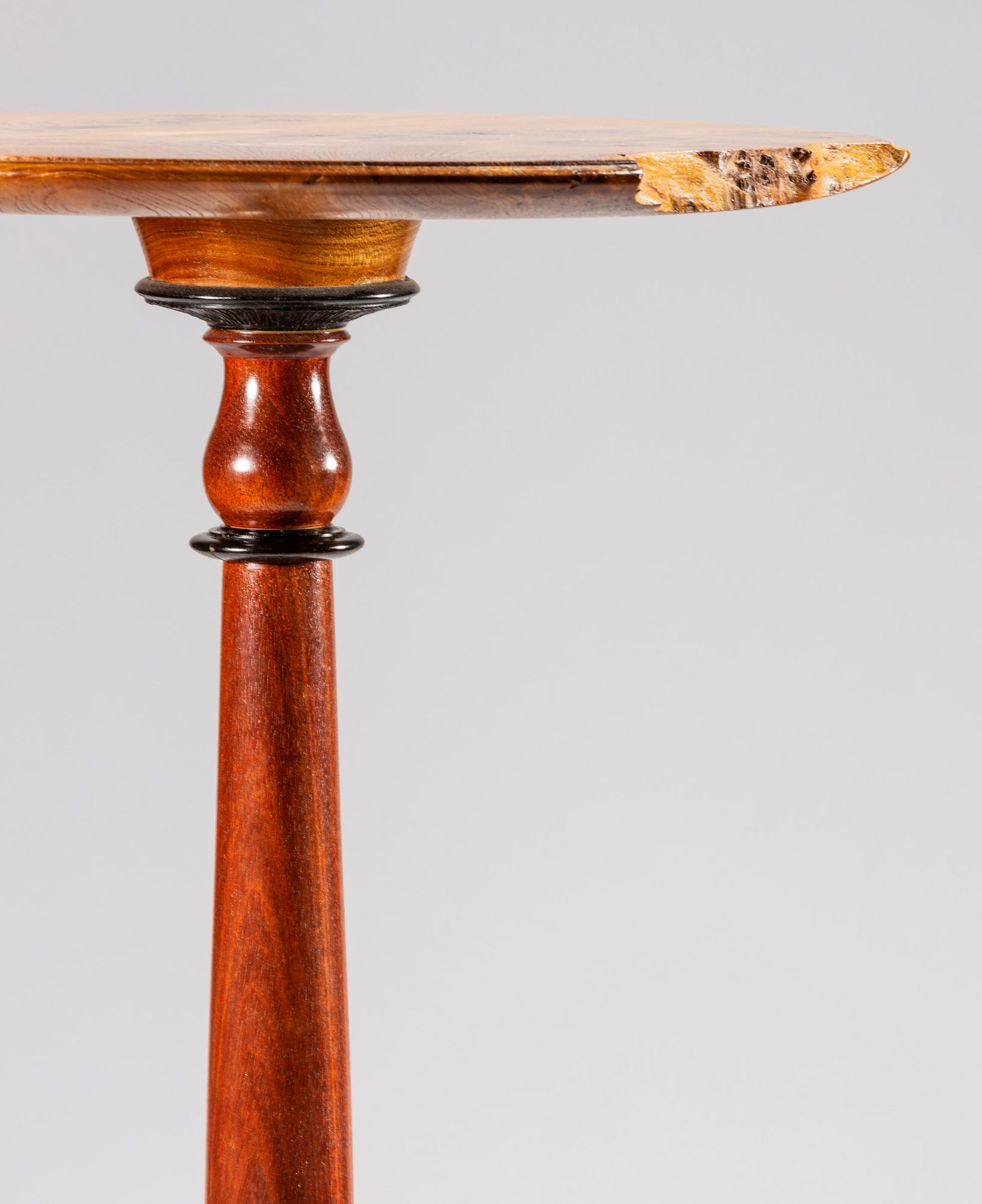 Bloodwood Candlestick table