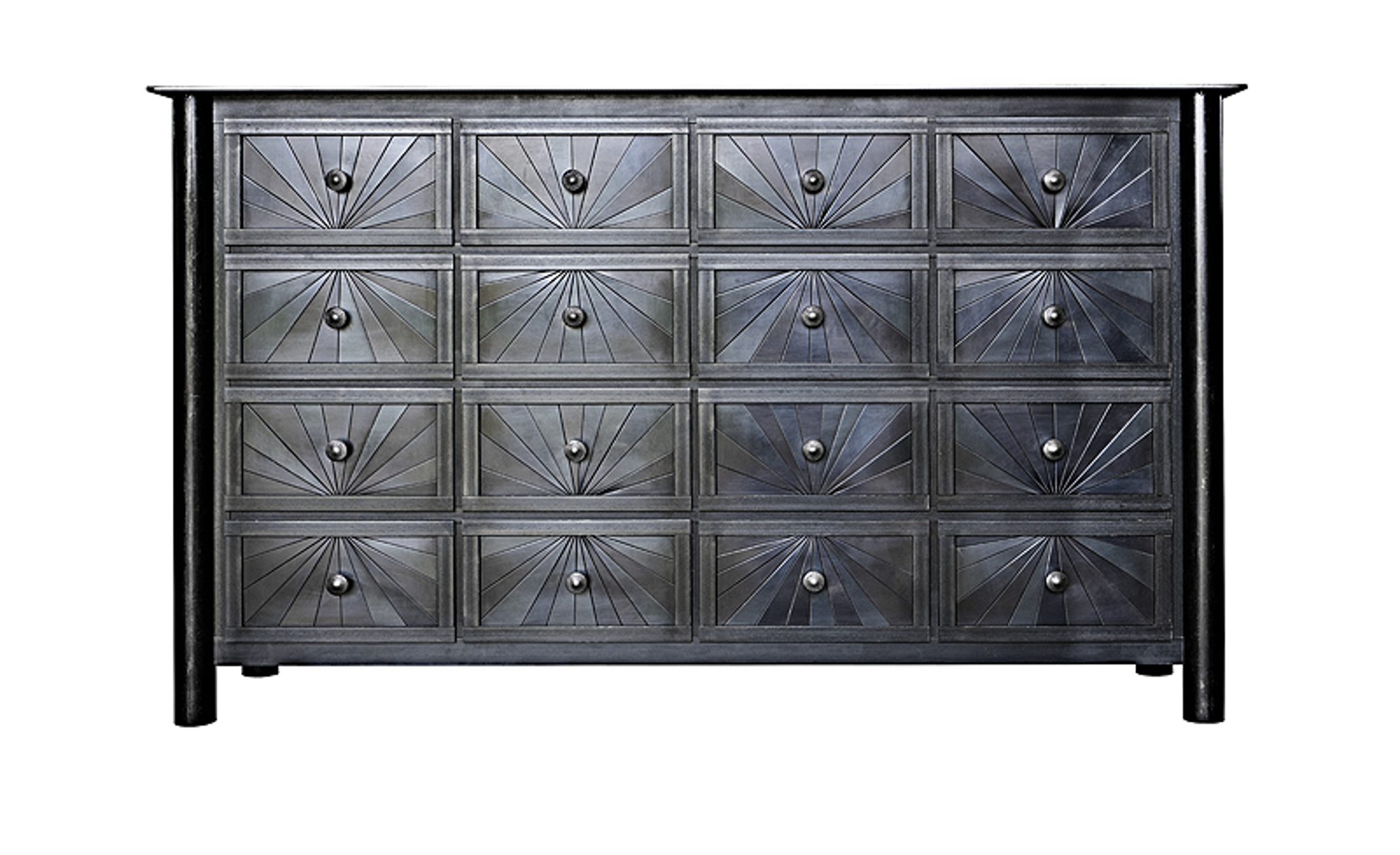 Sixteen Drawer Starburst Counter
