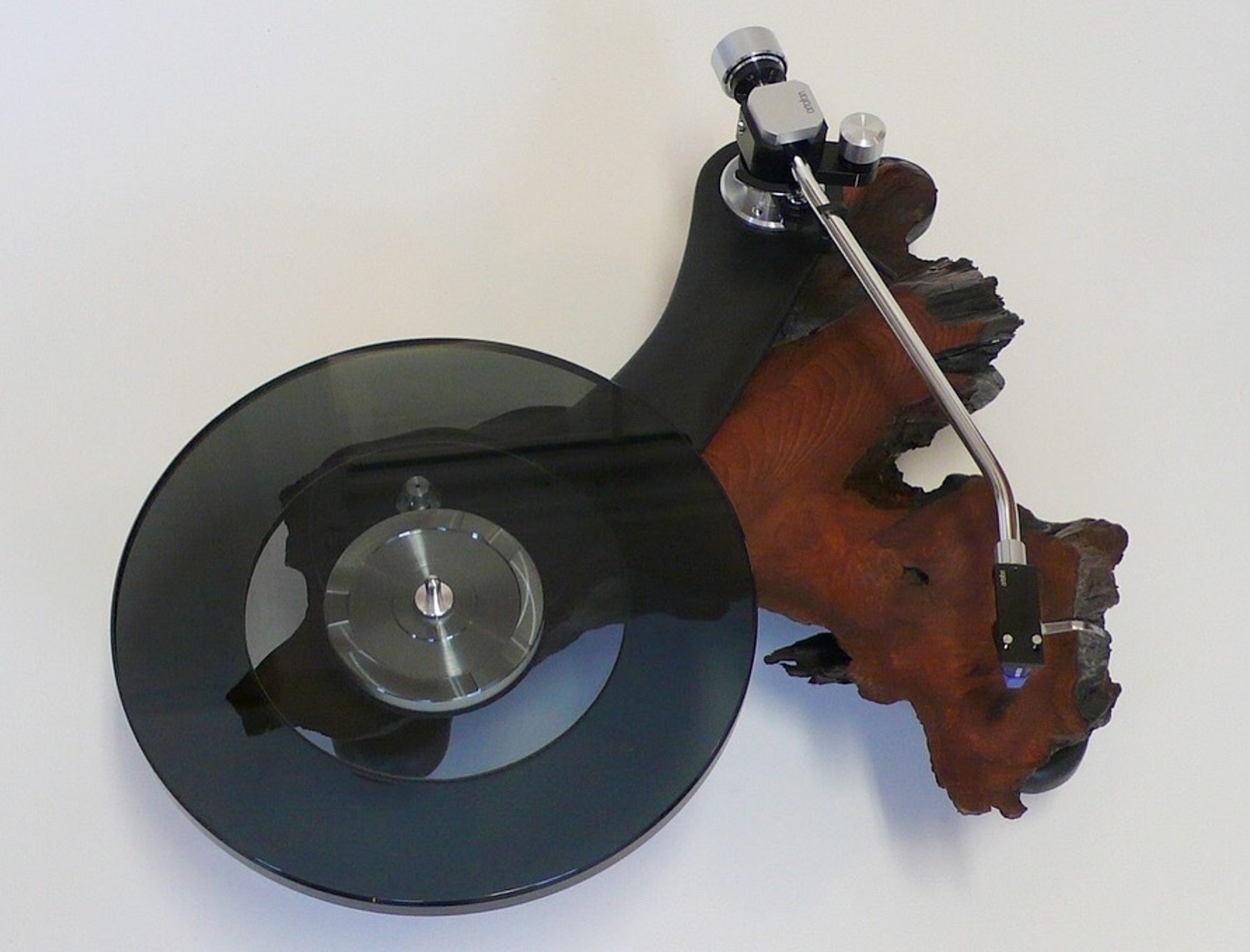 Redwood Burl Turntable