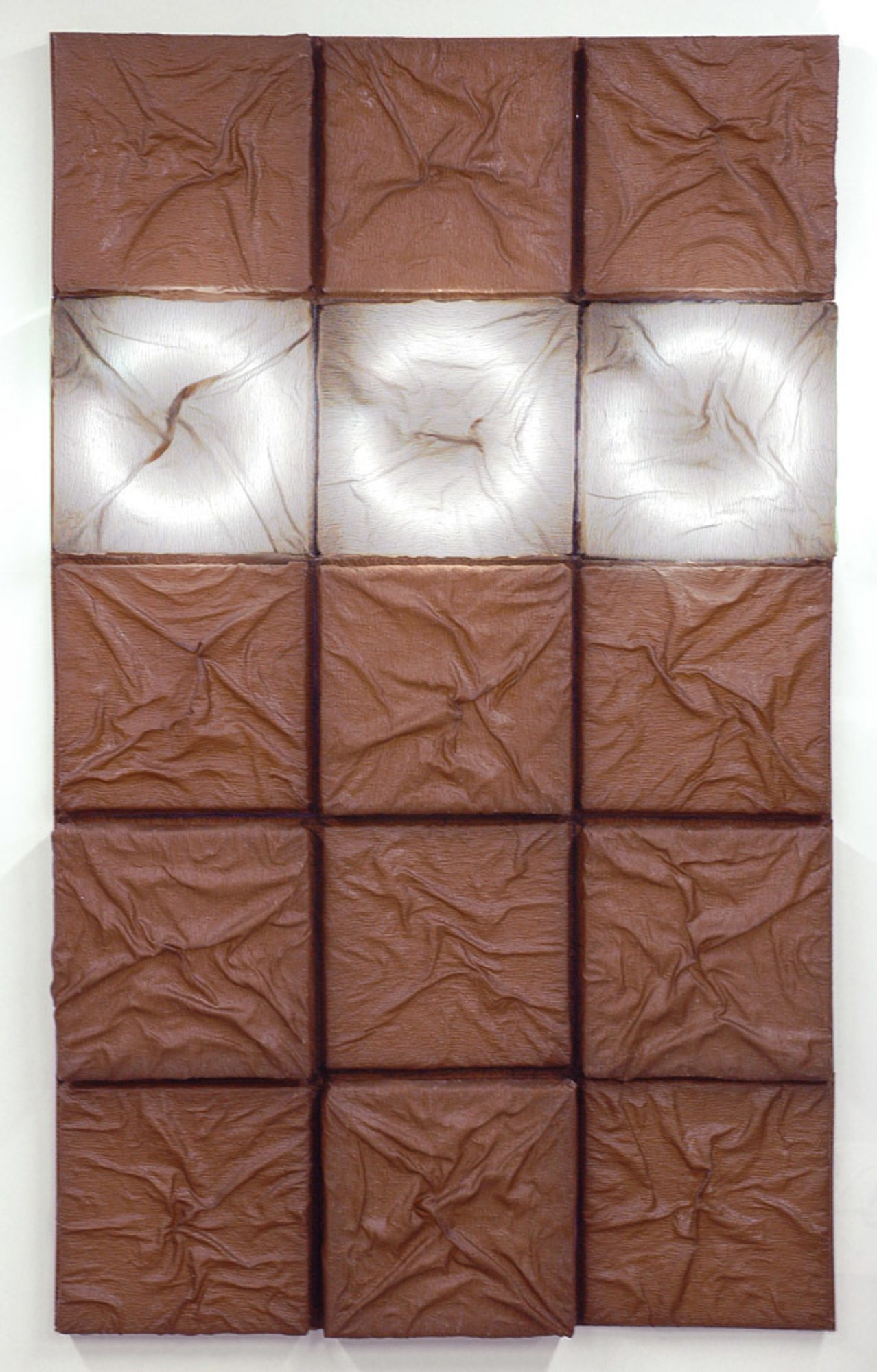 Squares, illuminated wall installation, 2012