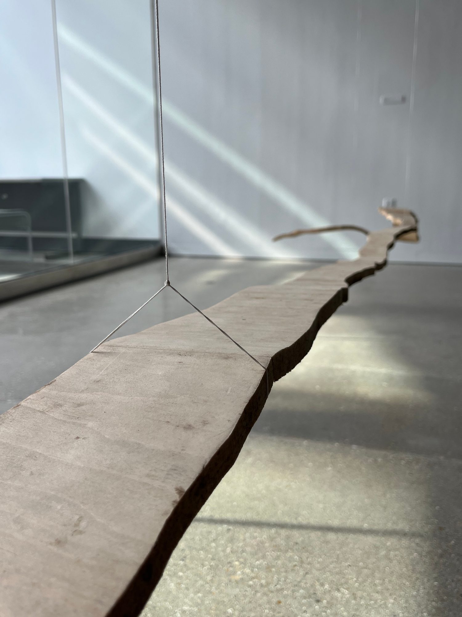 Deer Isle Rain Map - Gallery Installation