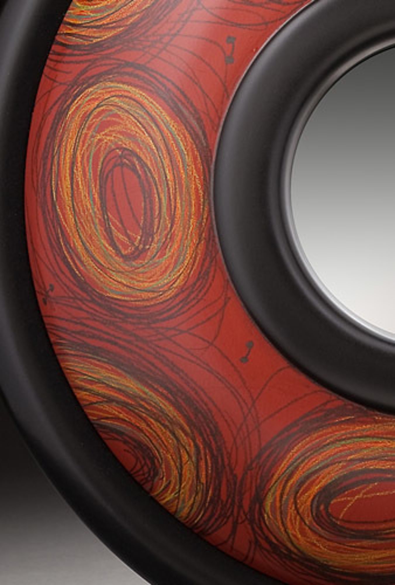 Red Oculus Mirror, detail