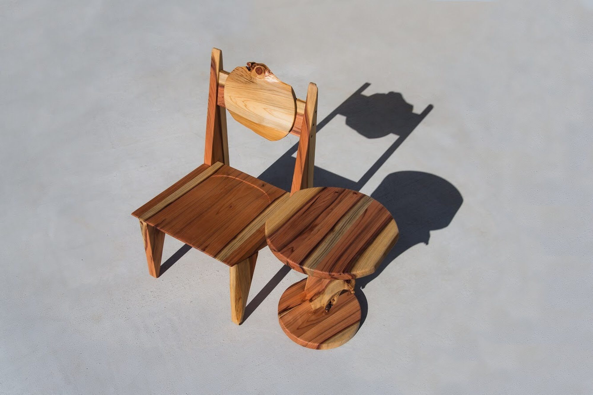 Chair 1 and Side Table Too