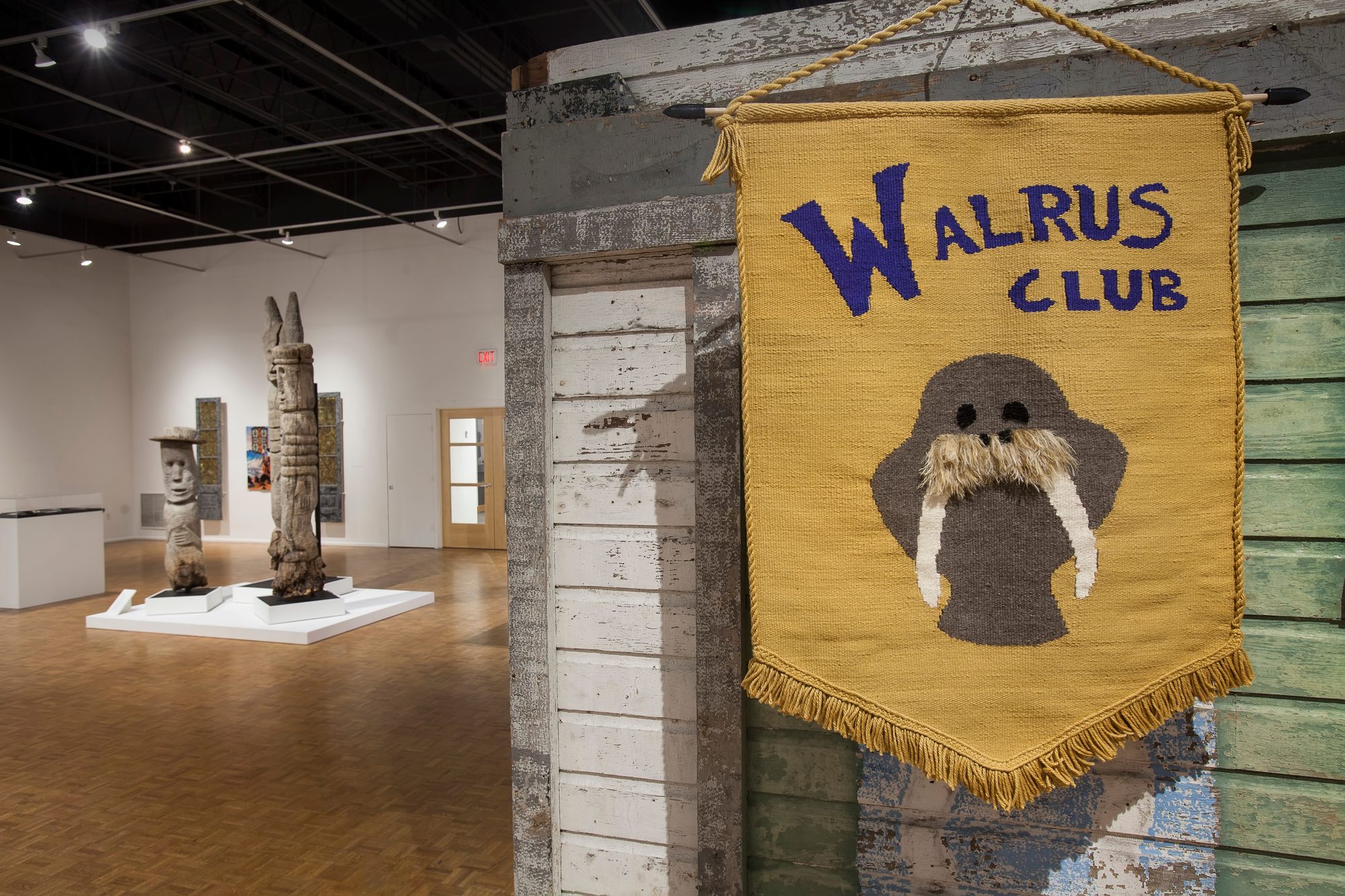 Sasso03 Walrus Club JMKAC Installation View Tapestry