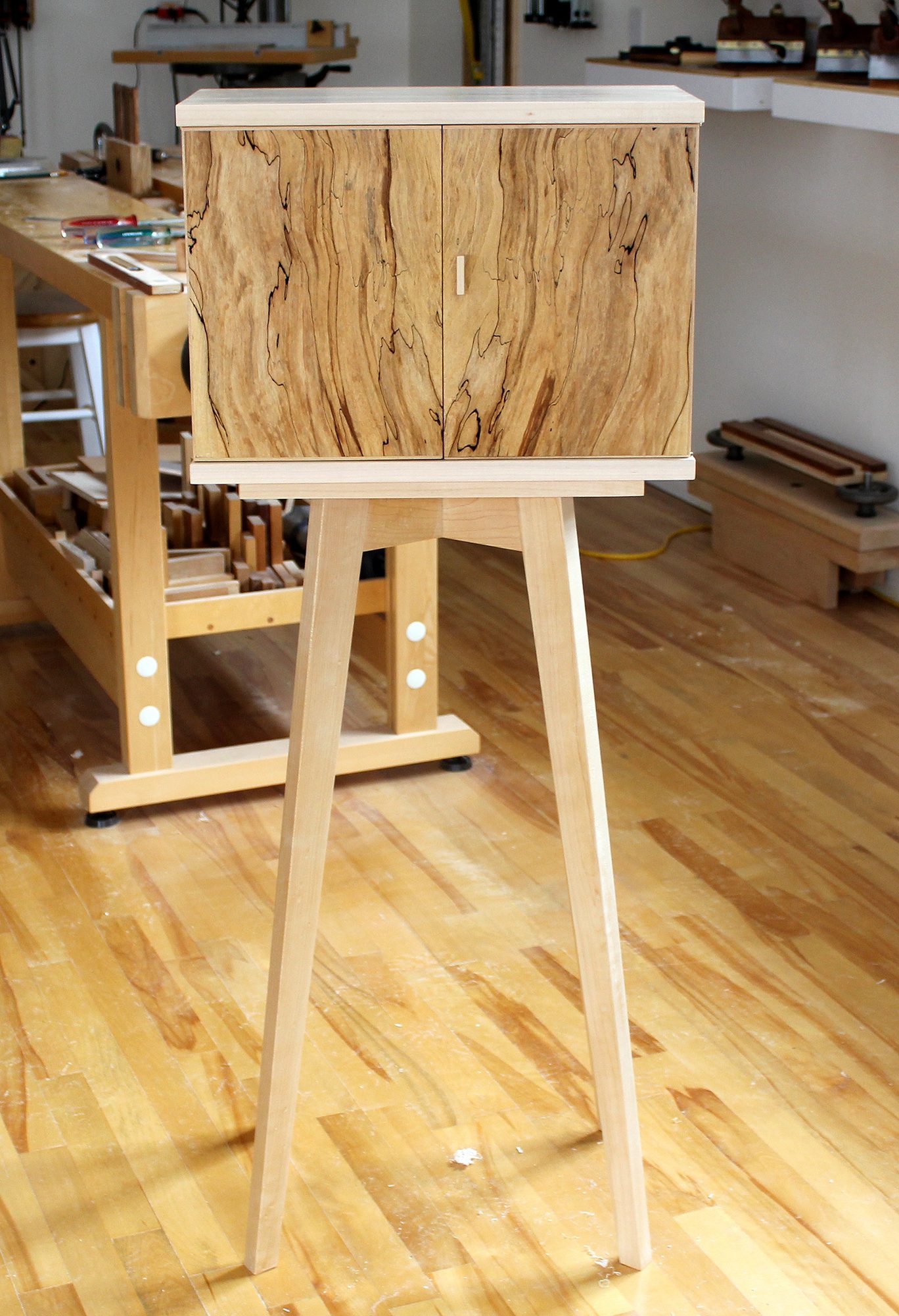 Spalted Maple Cabinet
