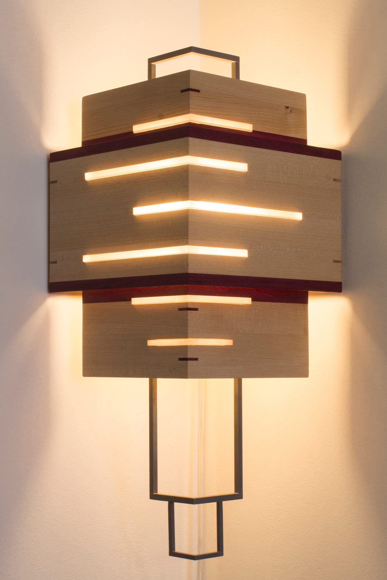 Deco Corner Sconce