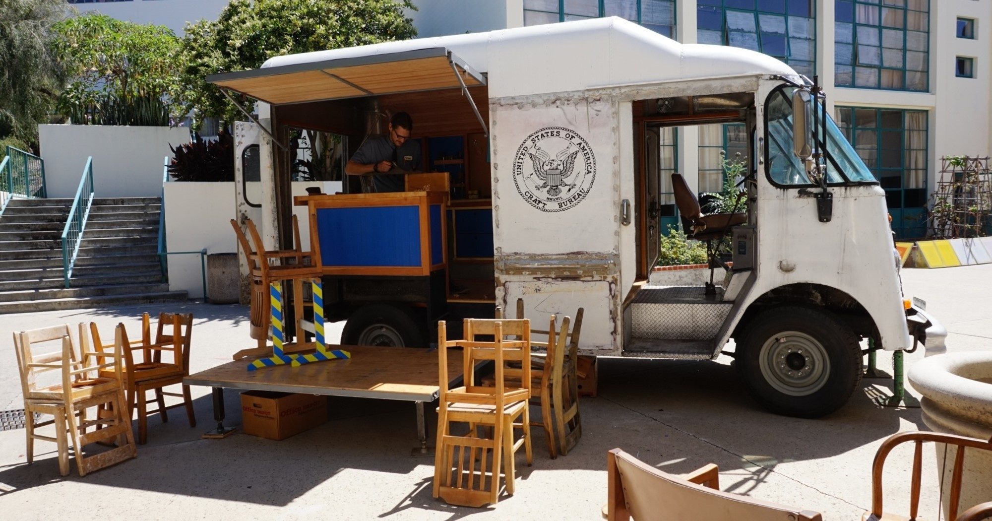 Tabitha Babbitt, US Craft Bureau Mobile Woodshop