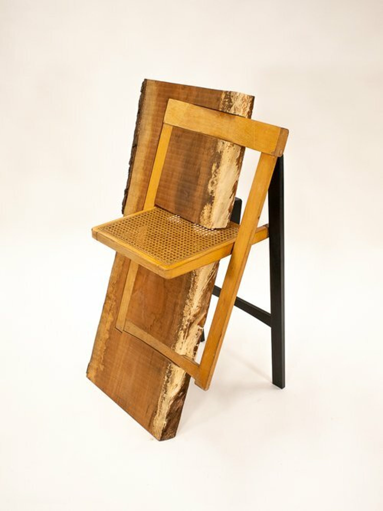 Folding Chair Embedded in Slab
