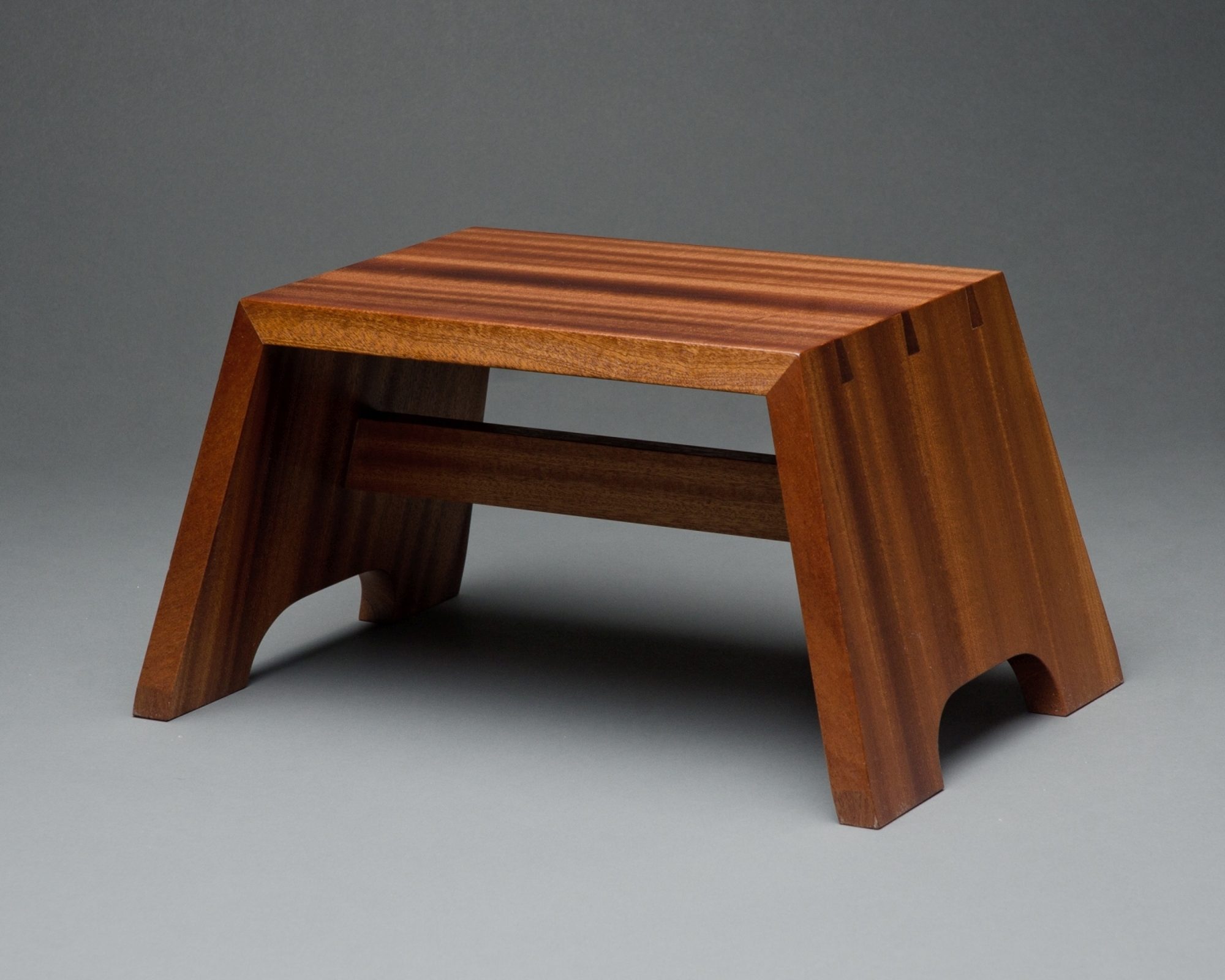 Sapele step stool