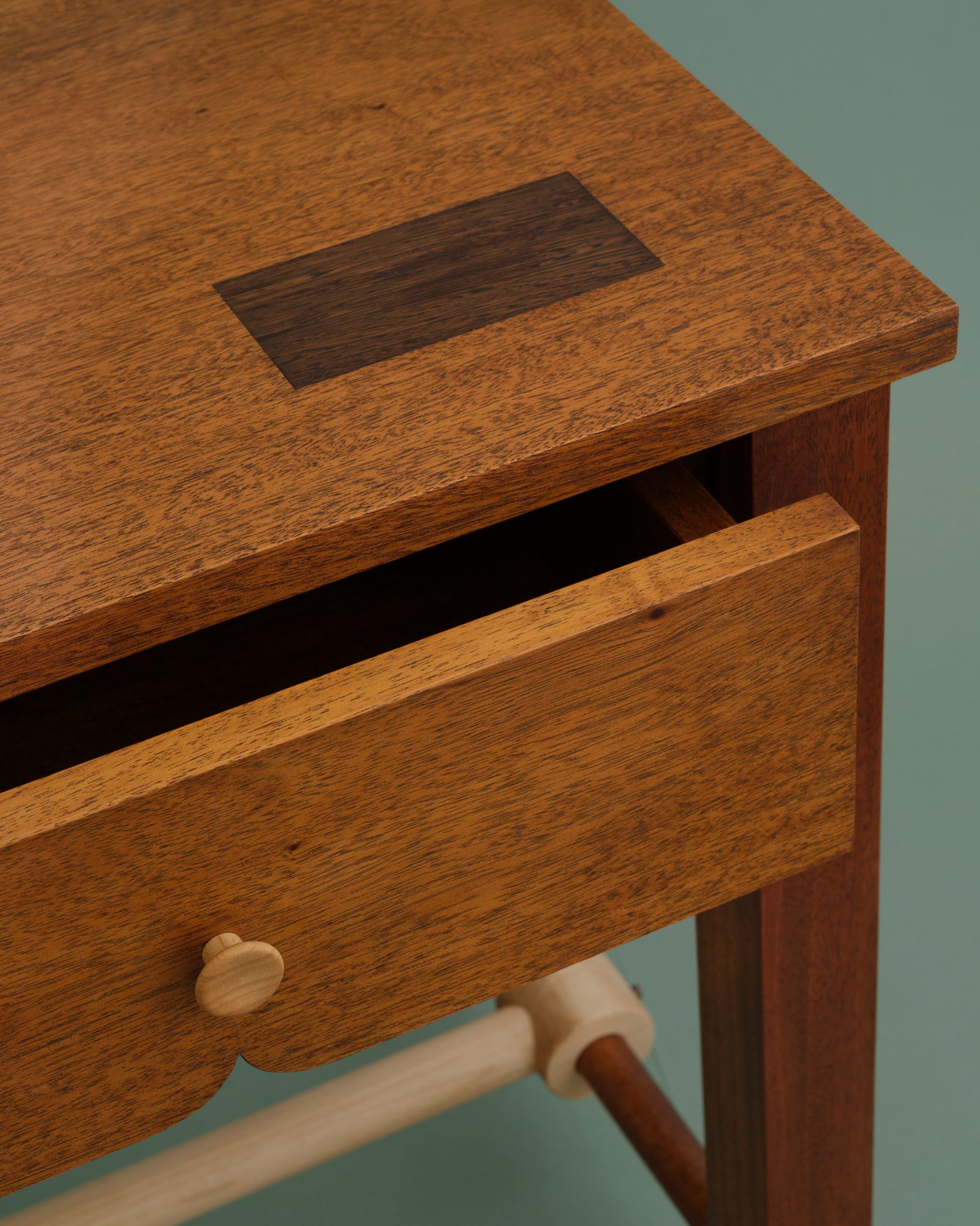 Mahogany Night Stand (Detail)