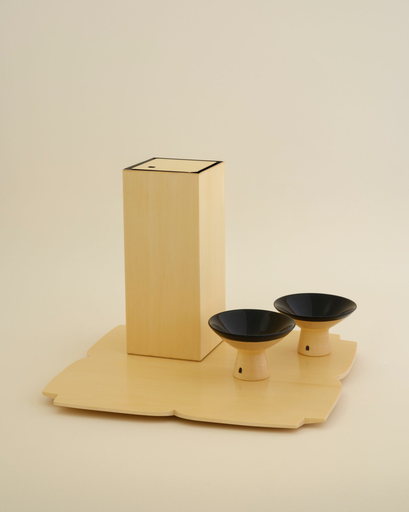 Cypress Sake Set