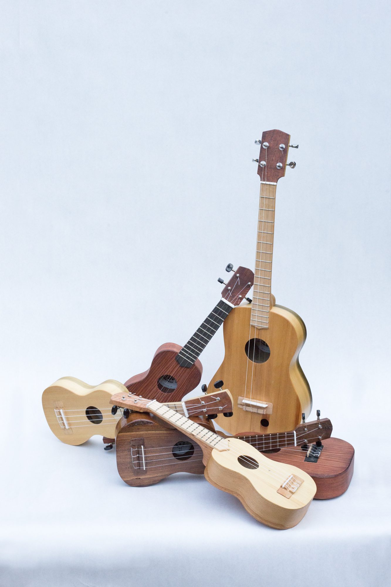 Scrap Pile Ukuleles