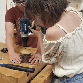 STEAM Girl Drilling