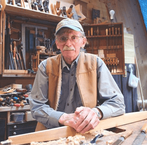 Jere Osgood in His Studio