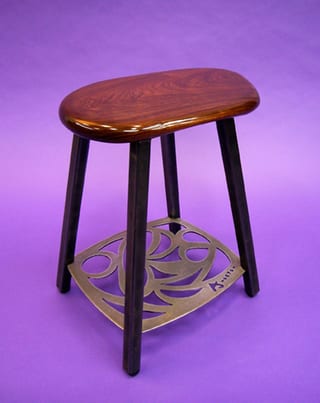 Black Walnut Low Stool