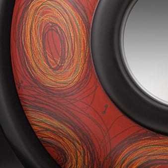 Red Oculus Mirror, detail