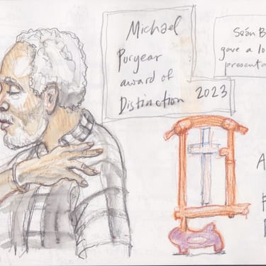 M Ichael award sketch