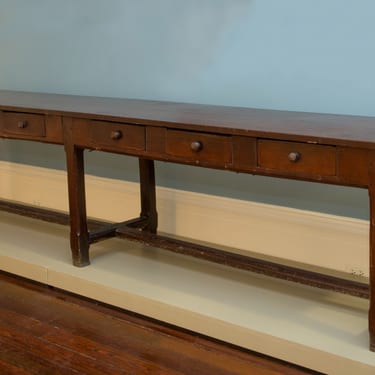 HNOC Ursuline Convent Refectory Table Side View