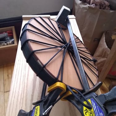 Tom Lees Banjo in Process 3